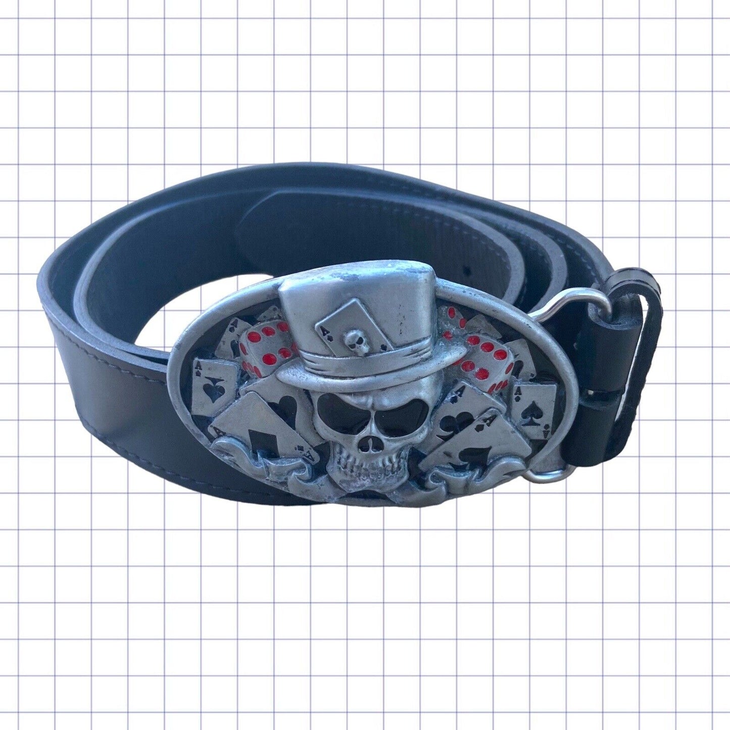 Jnco Style Y2K Skull Belt