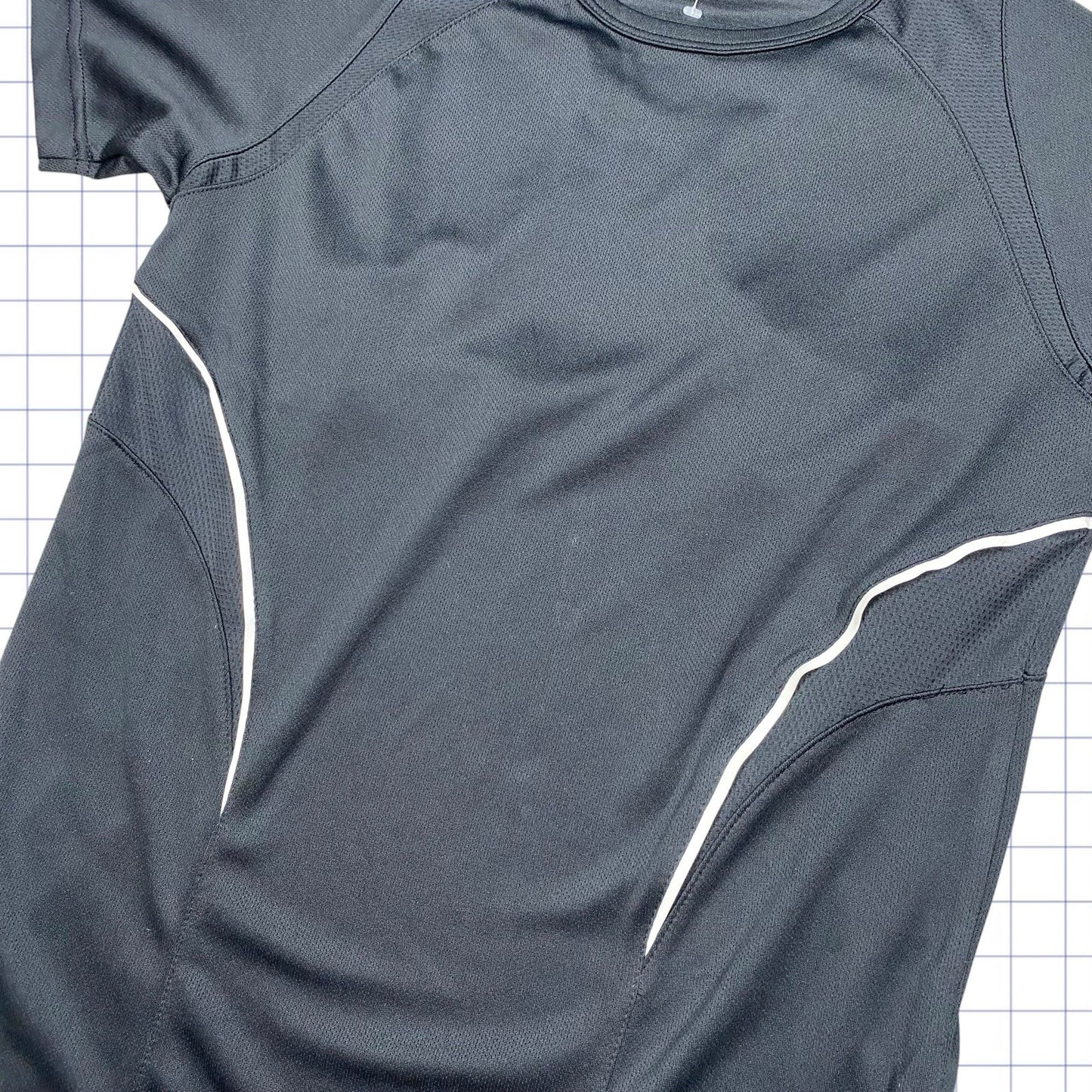 Y2K Style Panelled T-Shirt - S/M