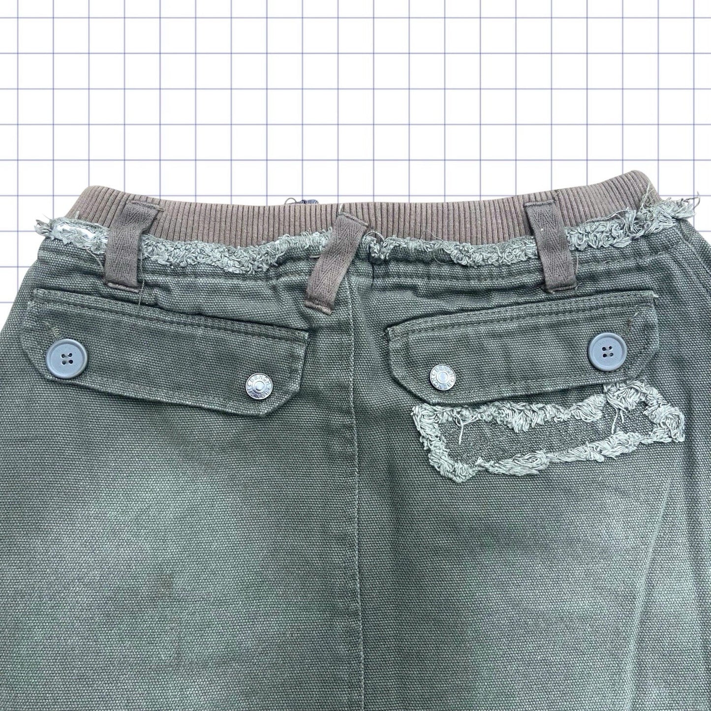 Y2K Style Bench Skirt - S