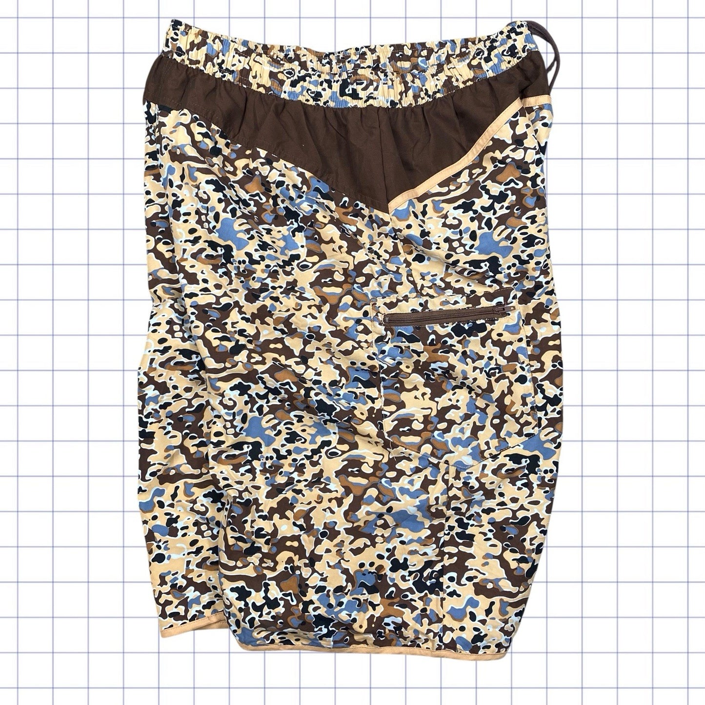 Y2K Cheetah Print Board Shorts - M