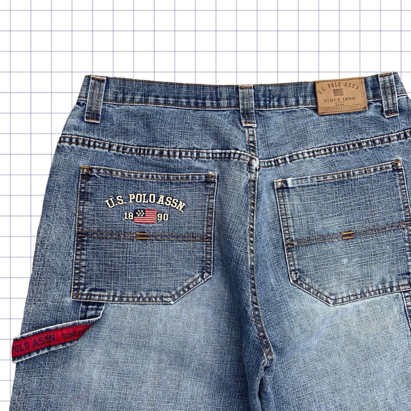 Vintage US Polo Assn Jorts - 34W