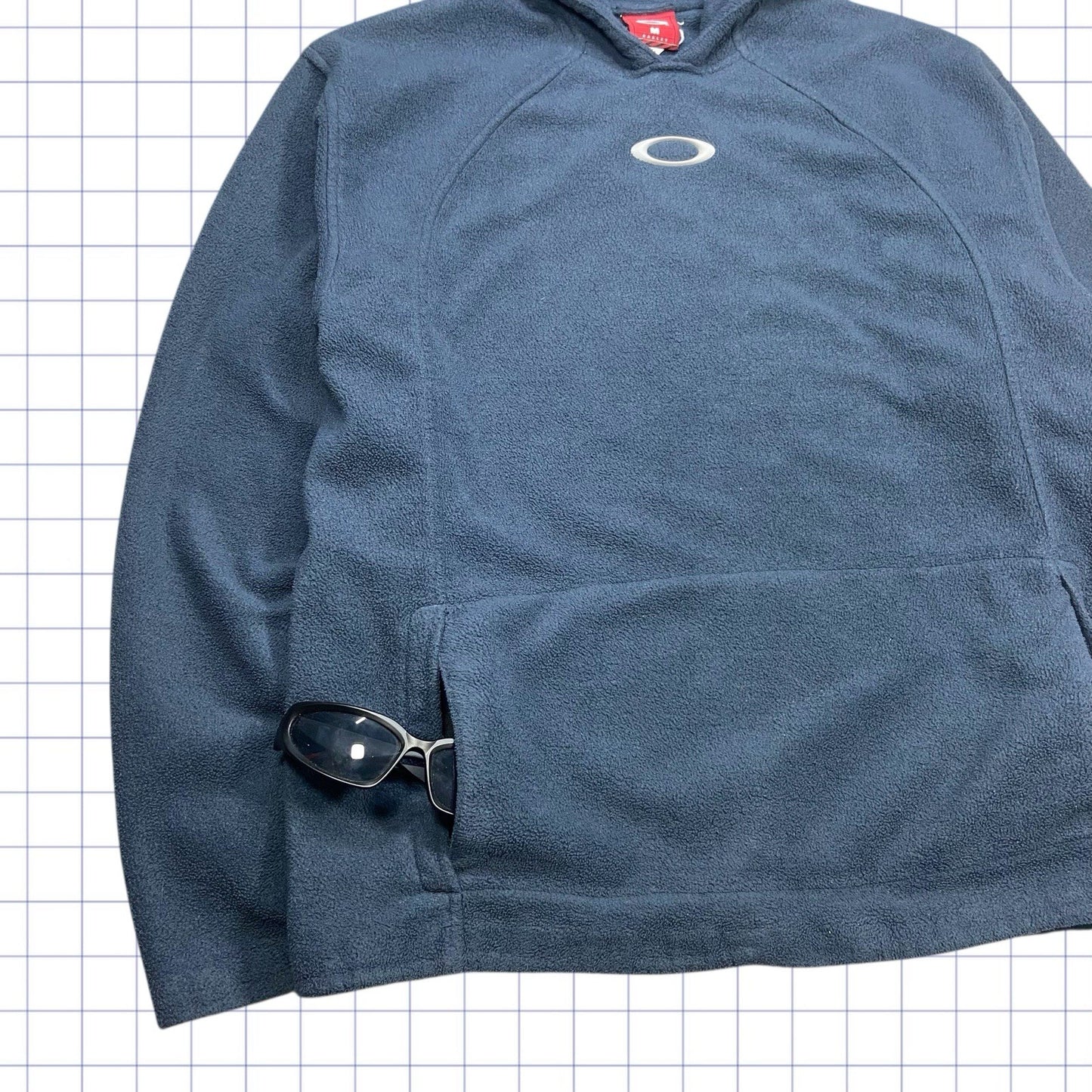Vintage Oakley Software Hooded Fleece - M