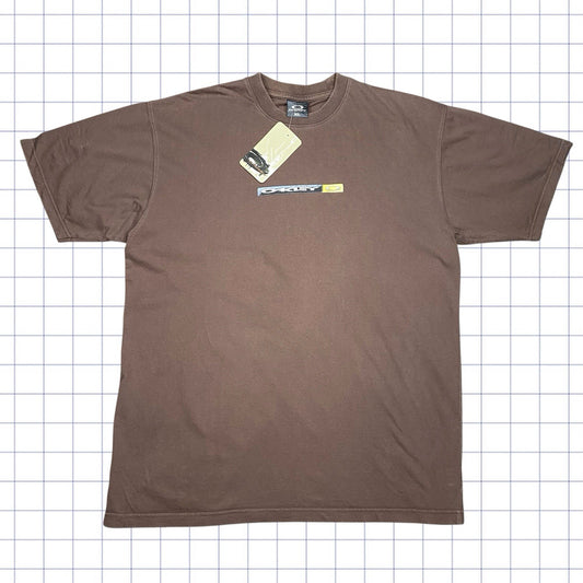 Early 2000s Oakley Spellout Tshirt  - L