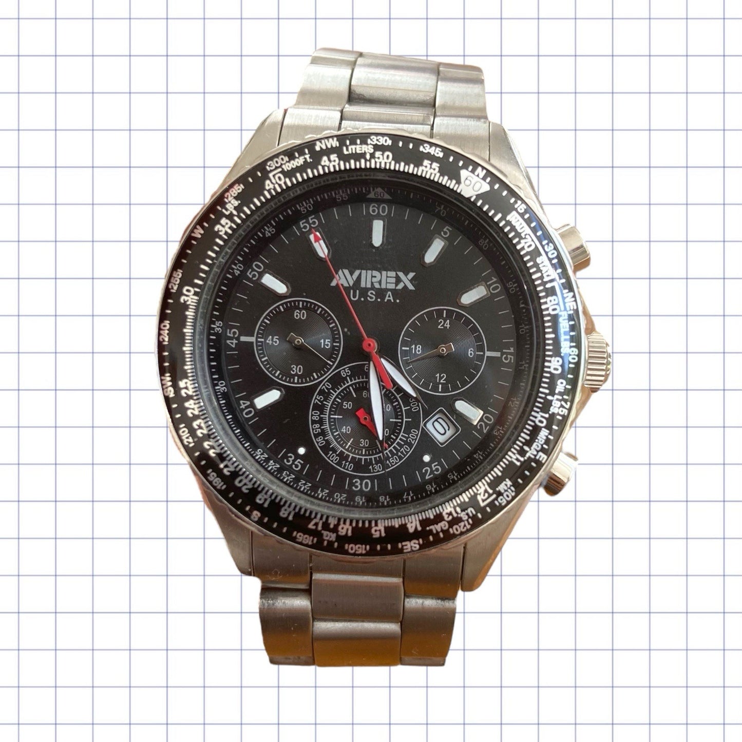 Vintage Avirex Chronograph Watch