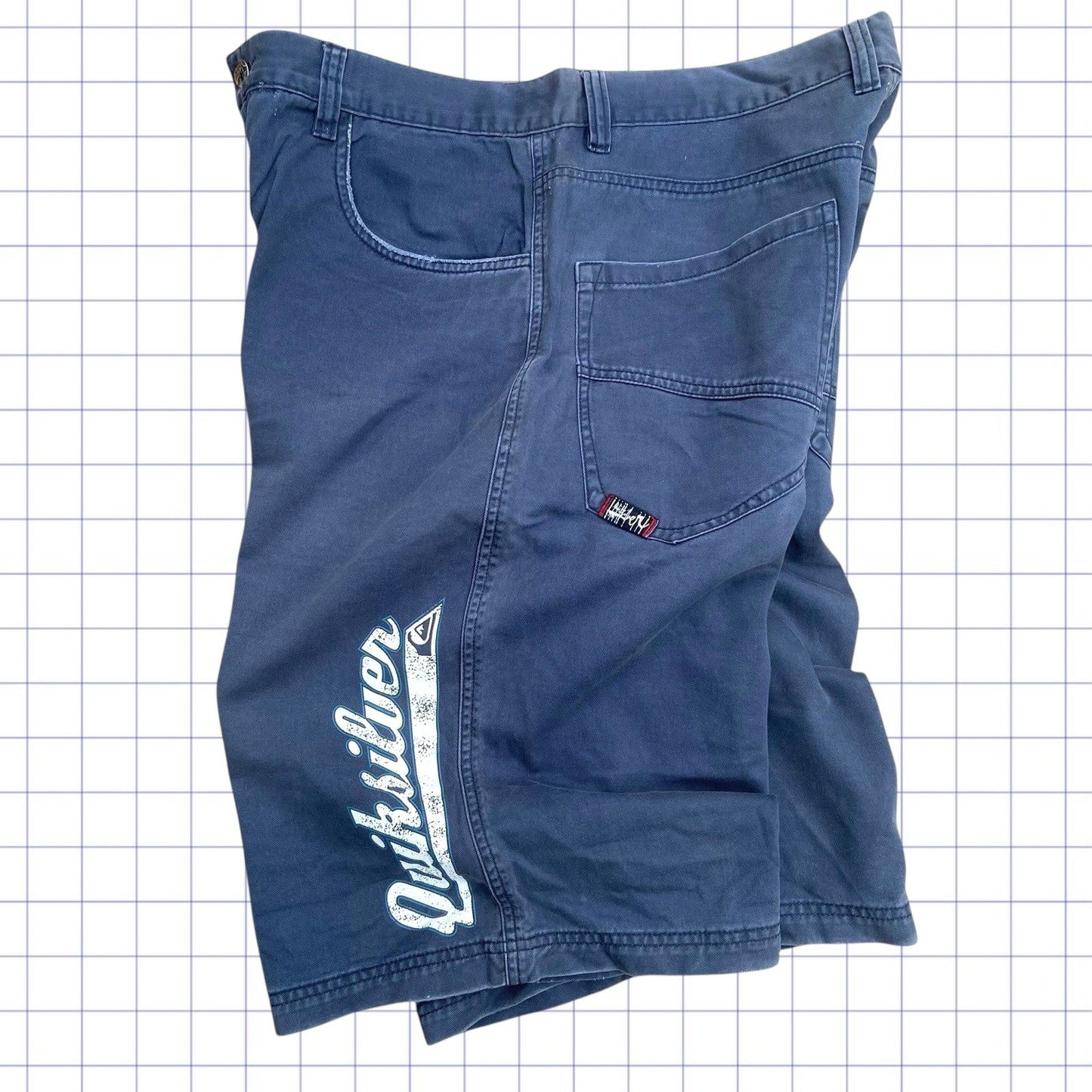 Vintage Quiksilver Spellout Jorts - 36W