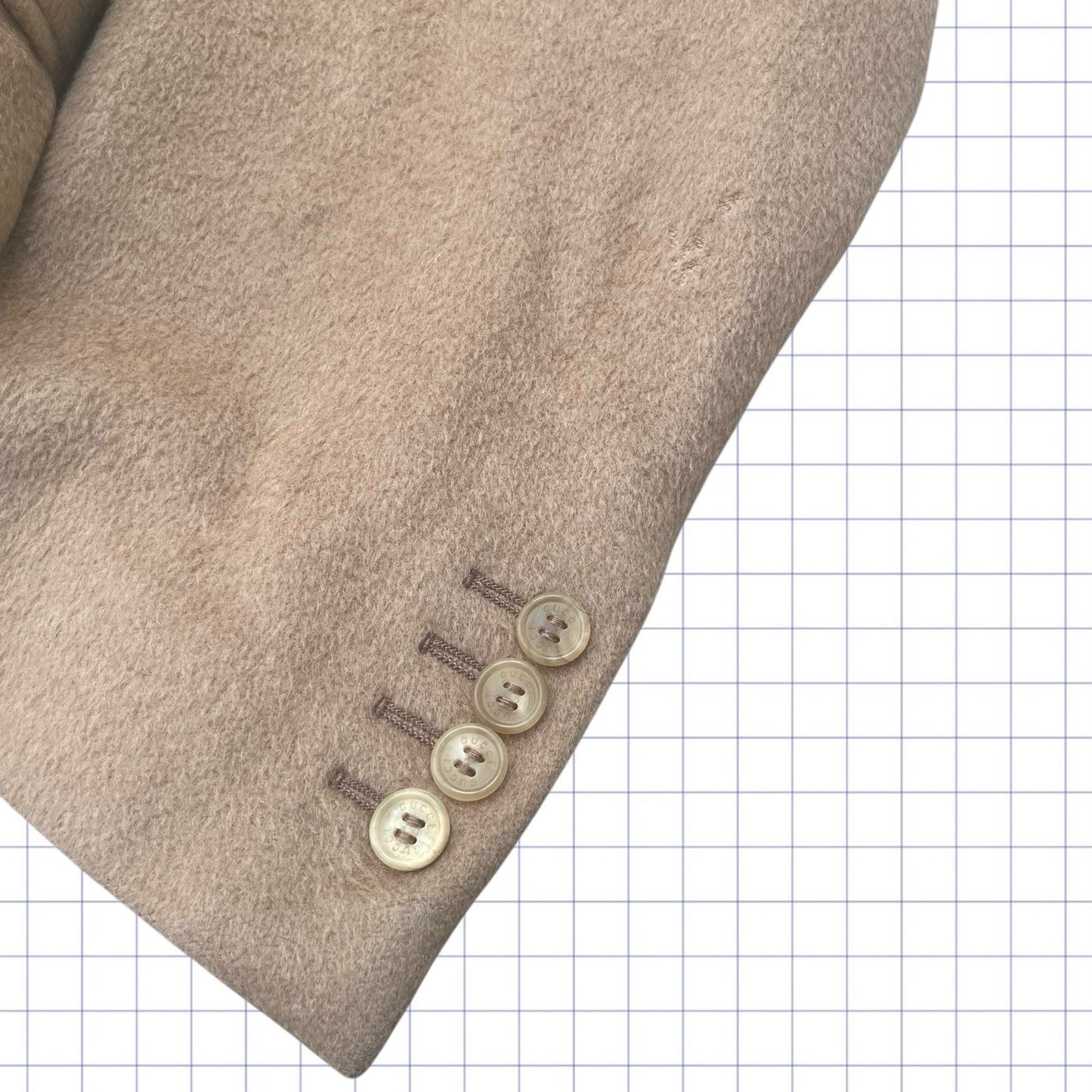 Gucci Camel Wool Coat - L/XL