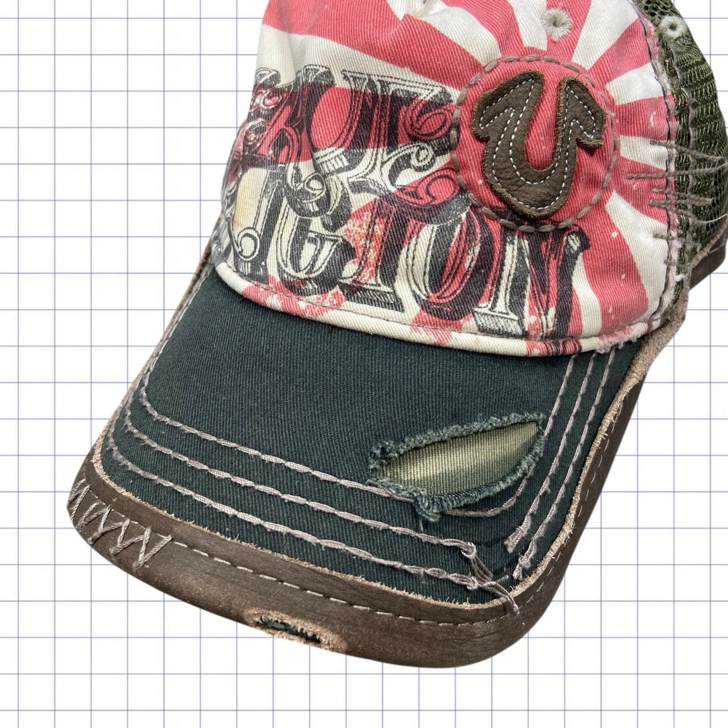 Distressed True Religion 00s Cap