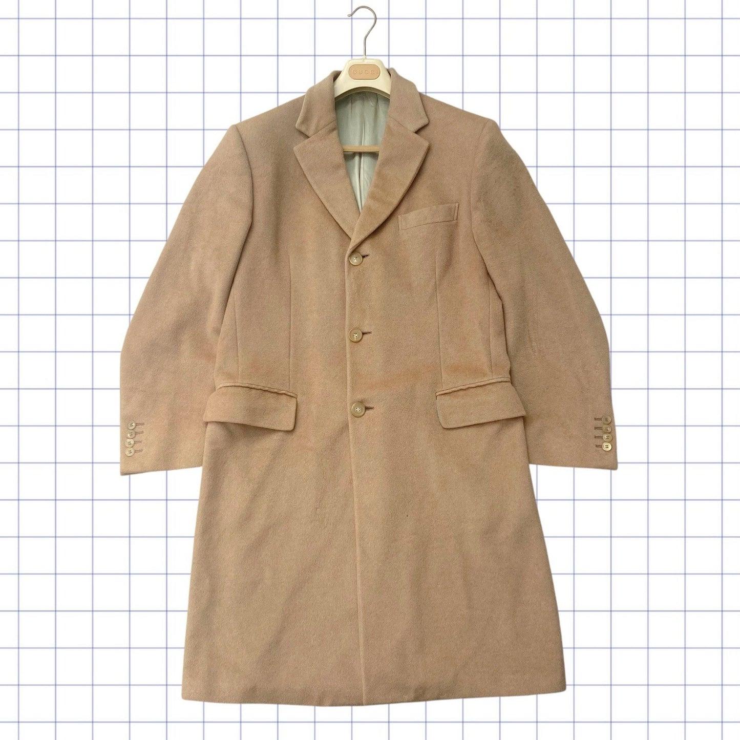 Gucci Camel Wool Coat - L/XL