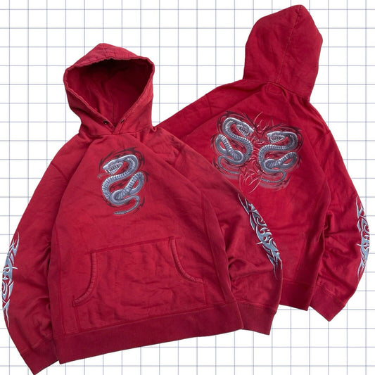 Jnco Style Tribal Snake Hoodie - L/XL