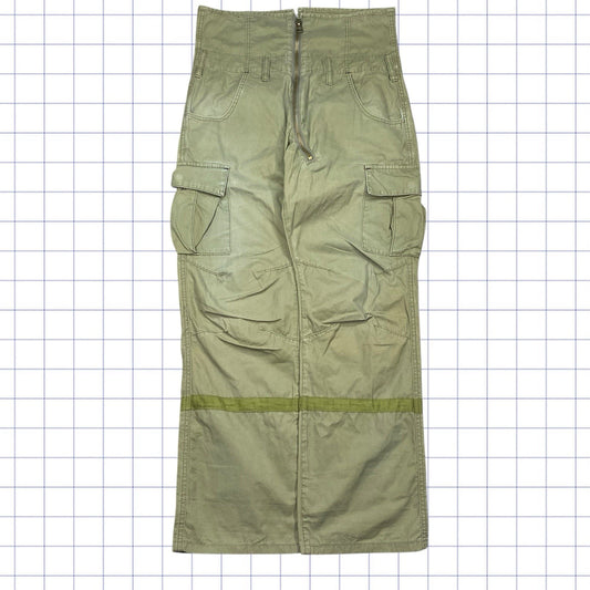 Vintage Asymmetrical Military Trousers - 32W