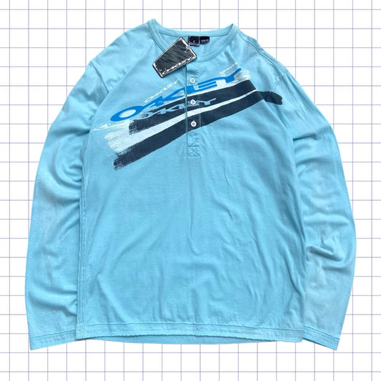 Early 2000s Oakley Spellout Long Sleeve Tshirt - L