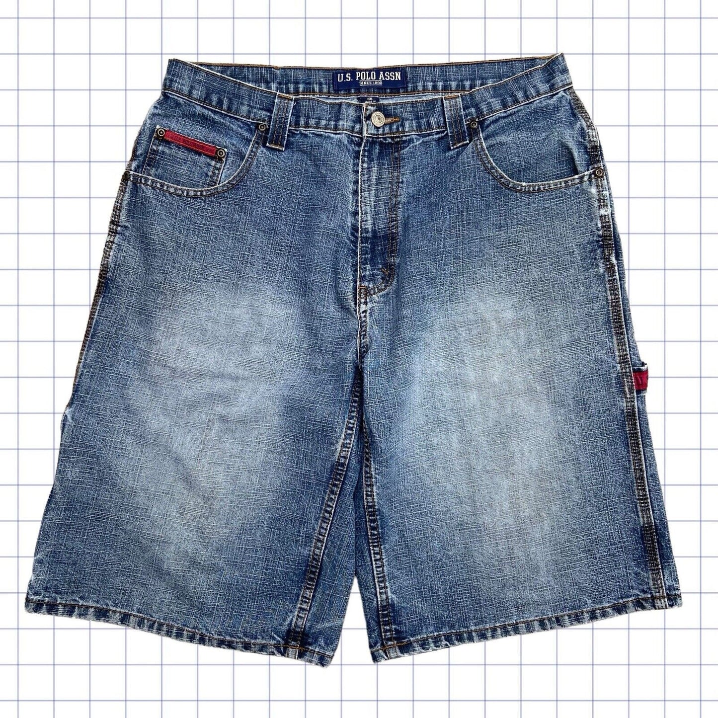 Vintage US Polo Assn Jorts - 34W