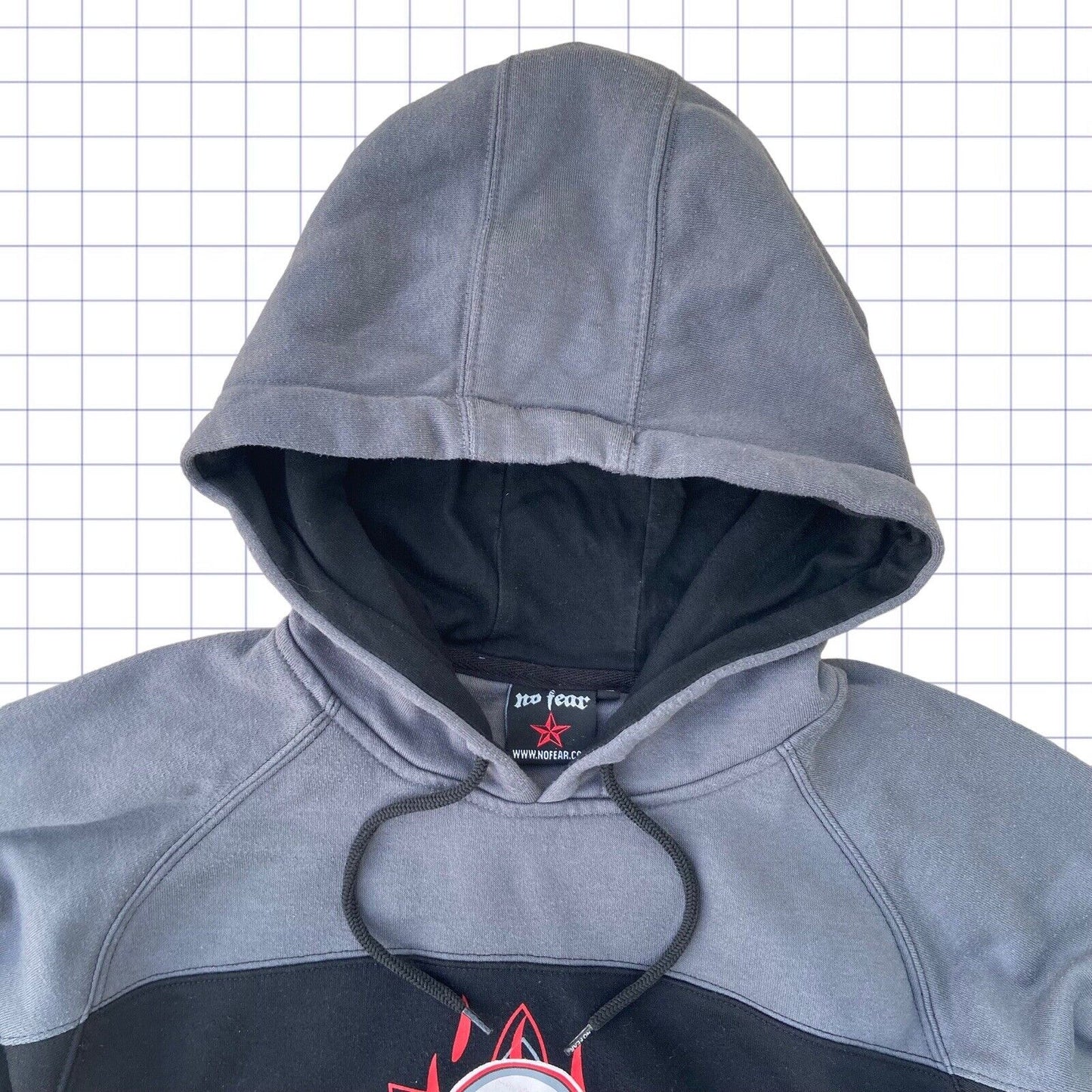 Jnco Style No Fear Playing Cards Hoodie - L