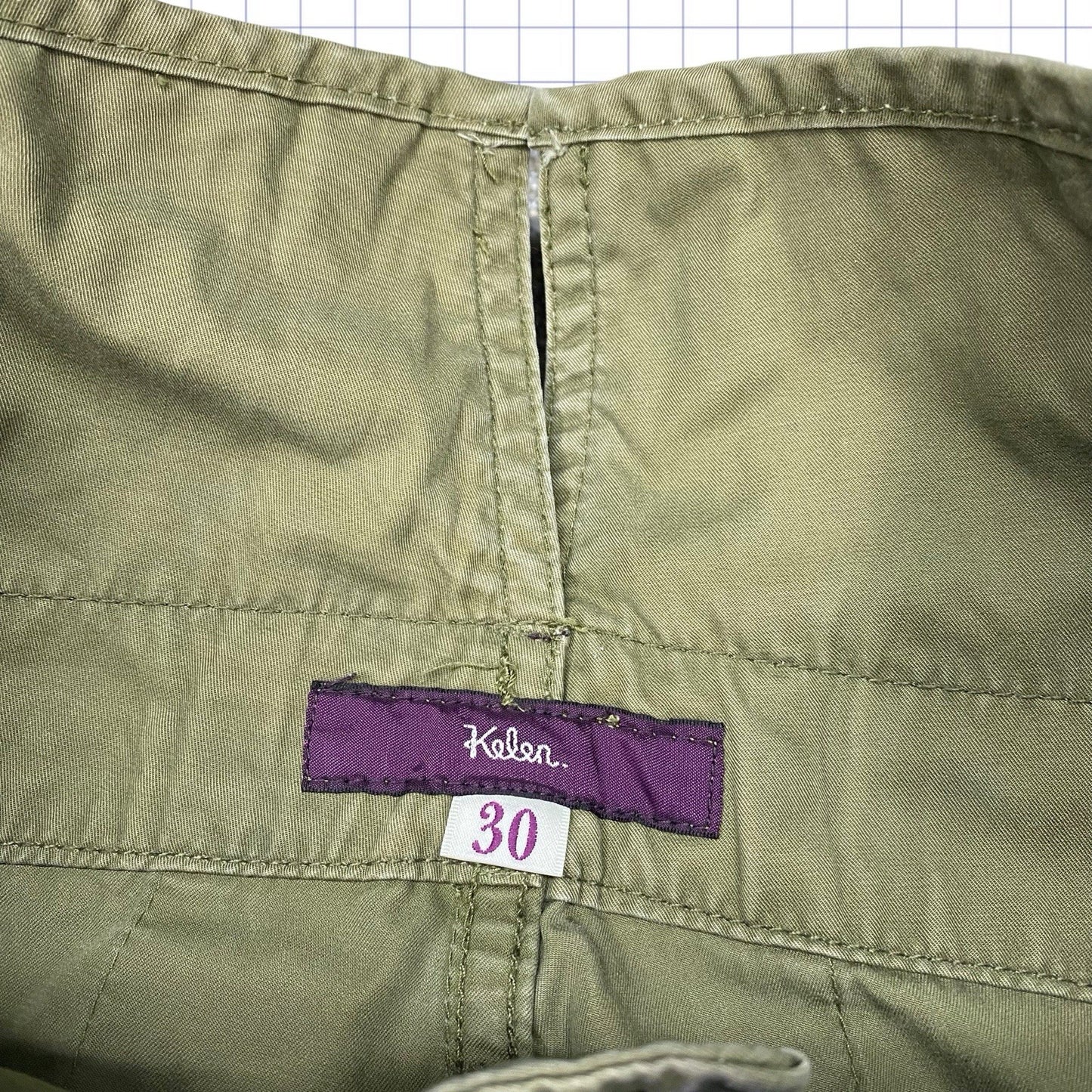 Vintage Asymmetrical Military Trousers - 32W