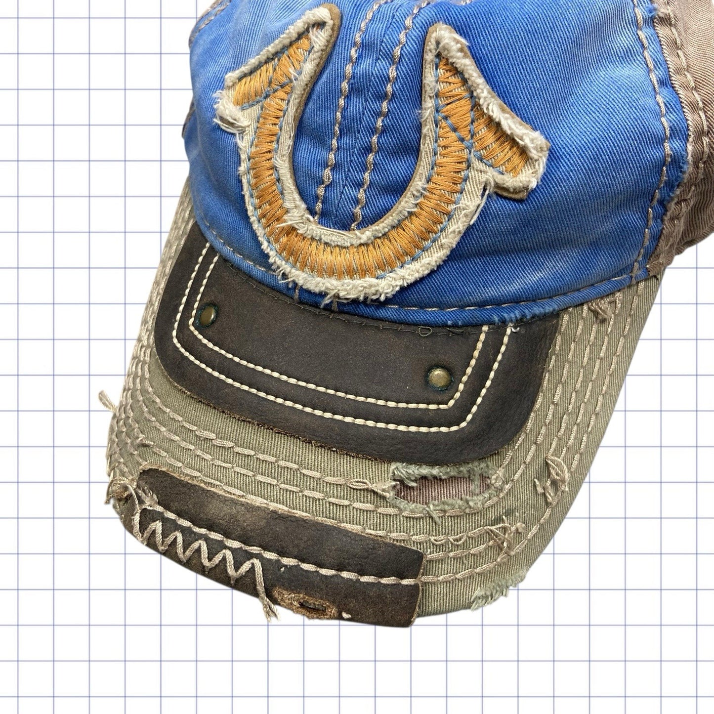 Vintage Distressed True Religion Cap