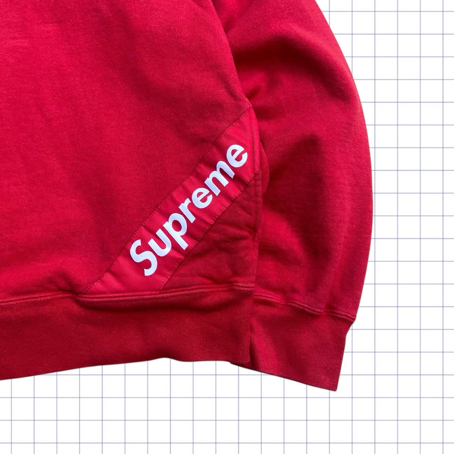 Supreme Corner Logo Hoodie - M