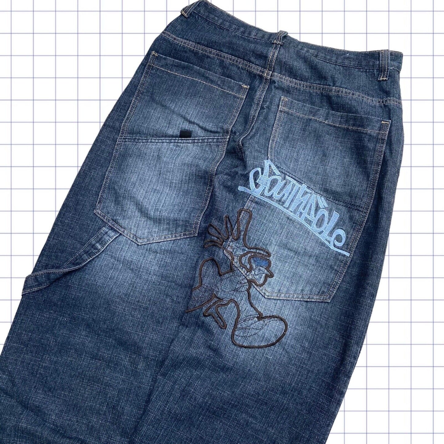 Vintage Rare Southpole Y2K Character Jeans - 31W 30L