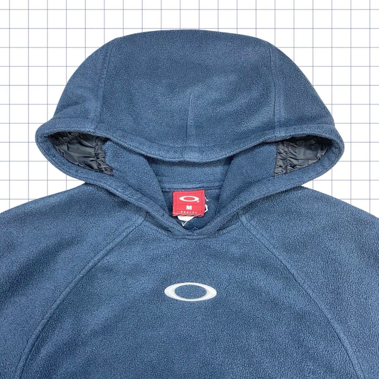 Vintage Oakley Software Hooded Fleece - M