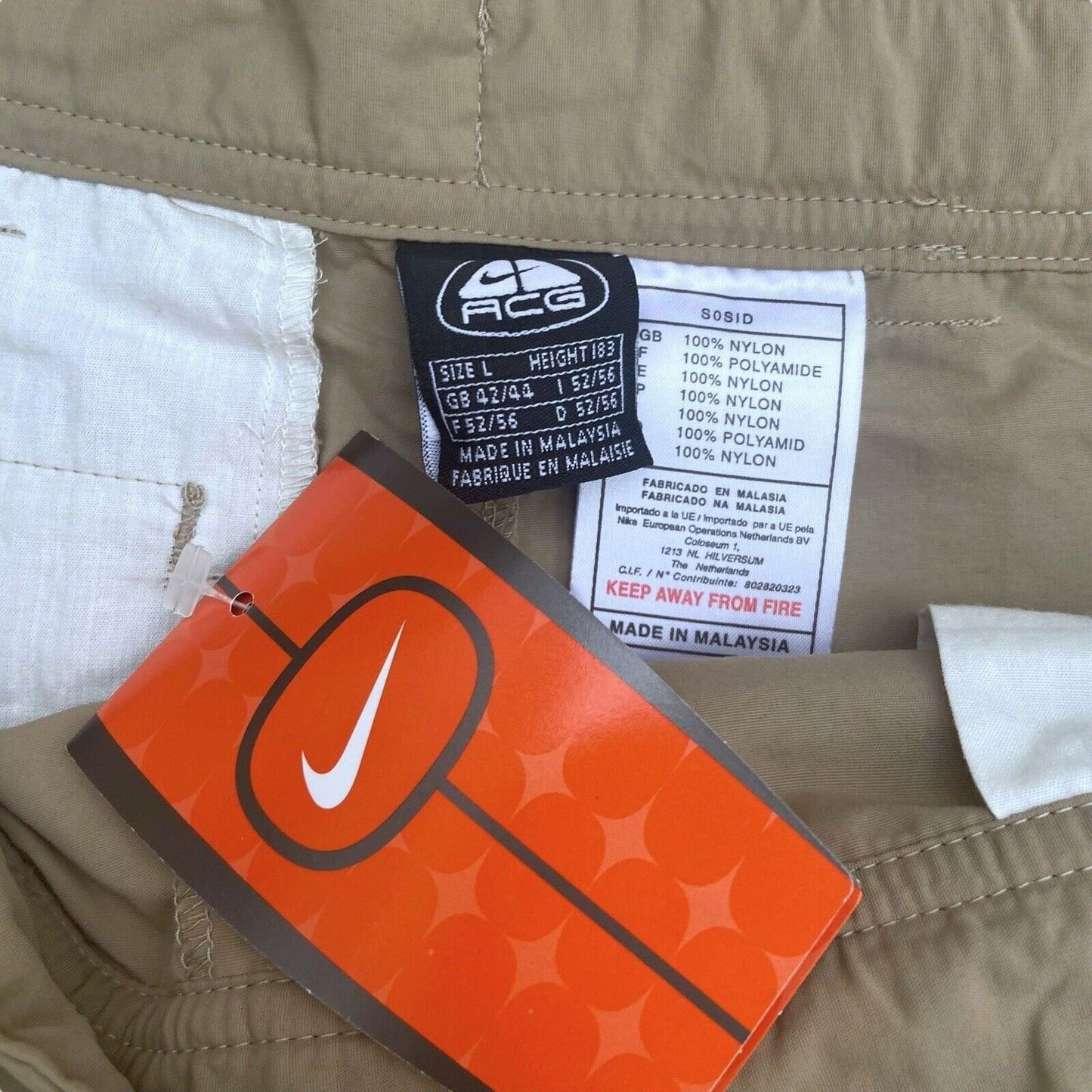 Vintage Deadstock Nike Acg  Detachable Trousers - 30-40 W