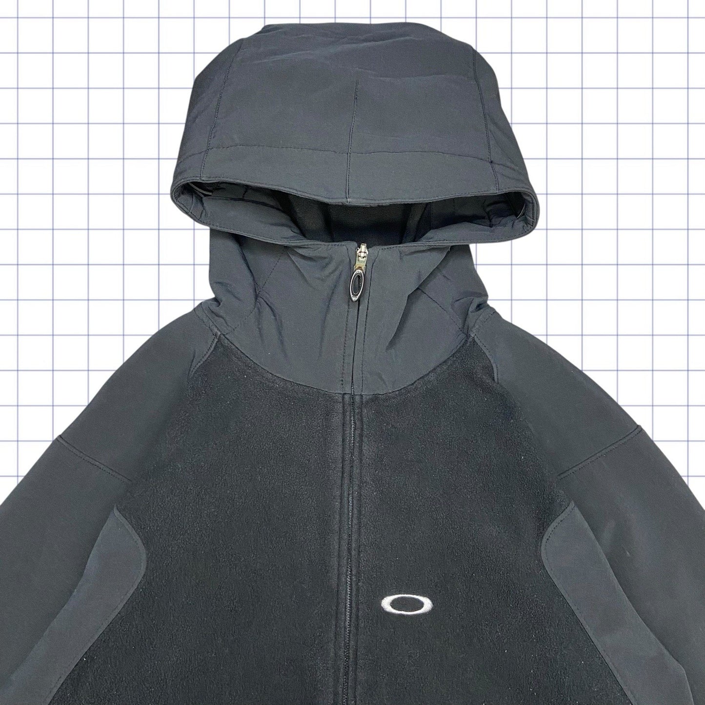 Y2K Oakley Hooded Fleece Jacket - M/L