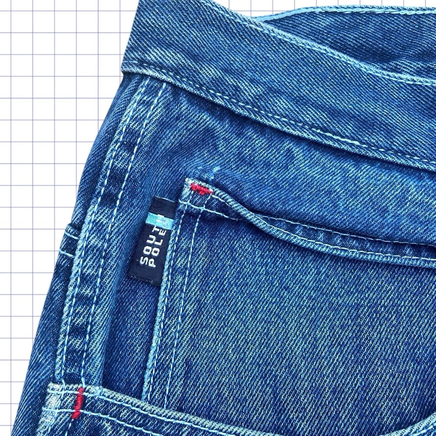 Vintage Southpole Spellout Jorts - 36W