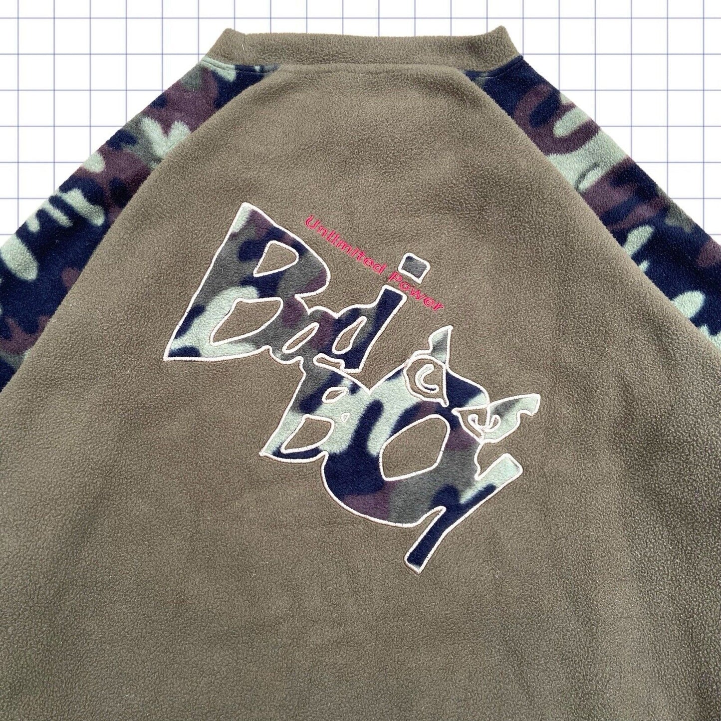 Vintage Bad Boy Camo Fleece - M