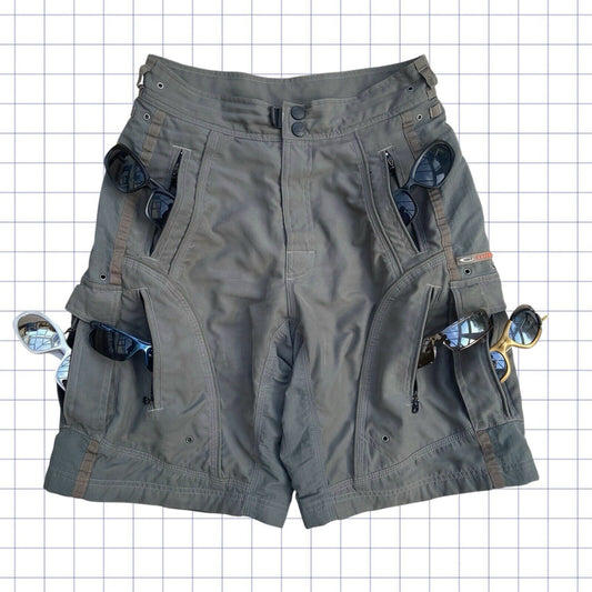 Vintage Oakley Mad Scientist Cargo Tactical Multi Pocket Shorts - 30W