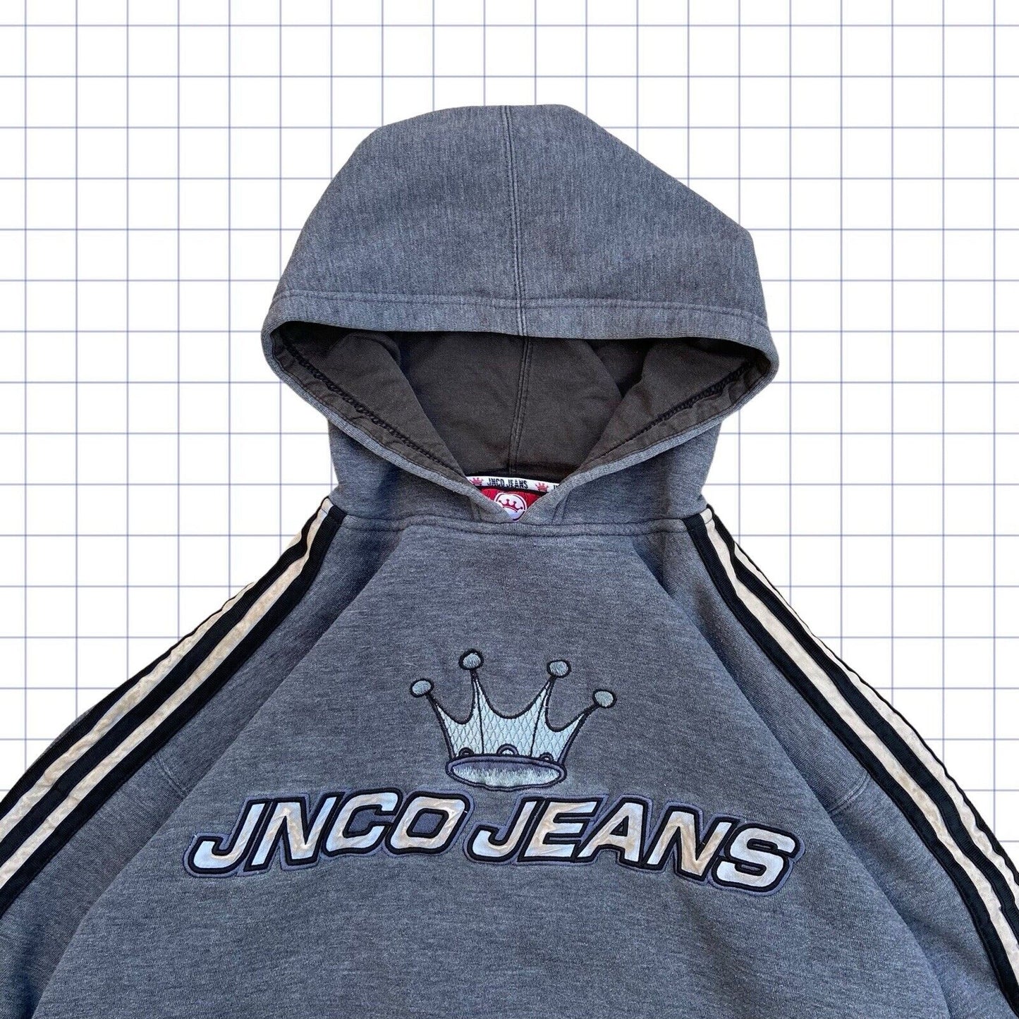 Vintage Jnco Crown Reflective Hoodie - M/L