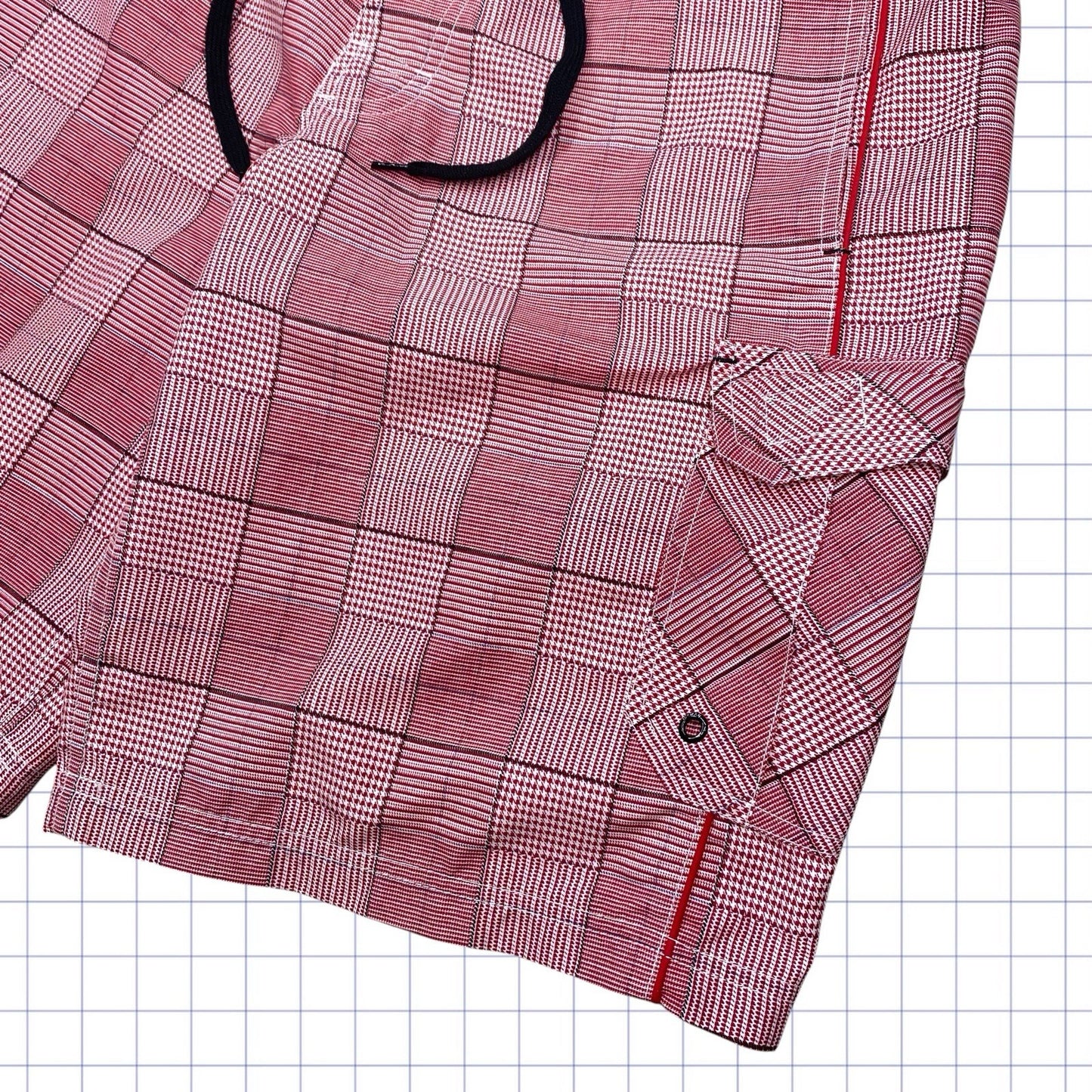 Quicksilver Style Gridded Board Shorts - 35W