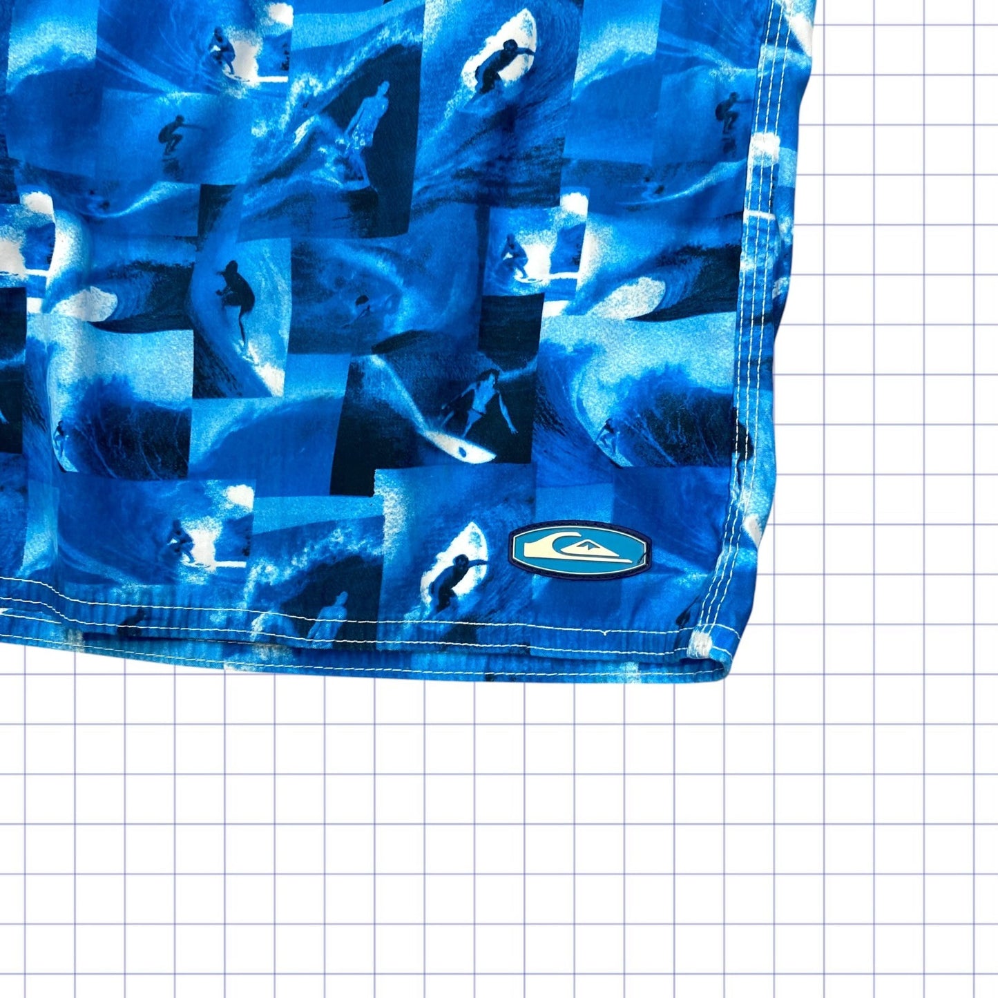 Y2K Quiksilver Patterned Shorts - 32W