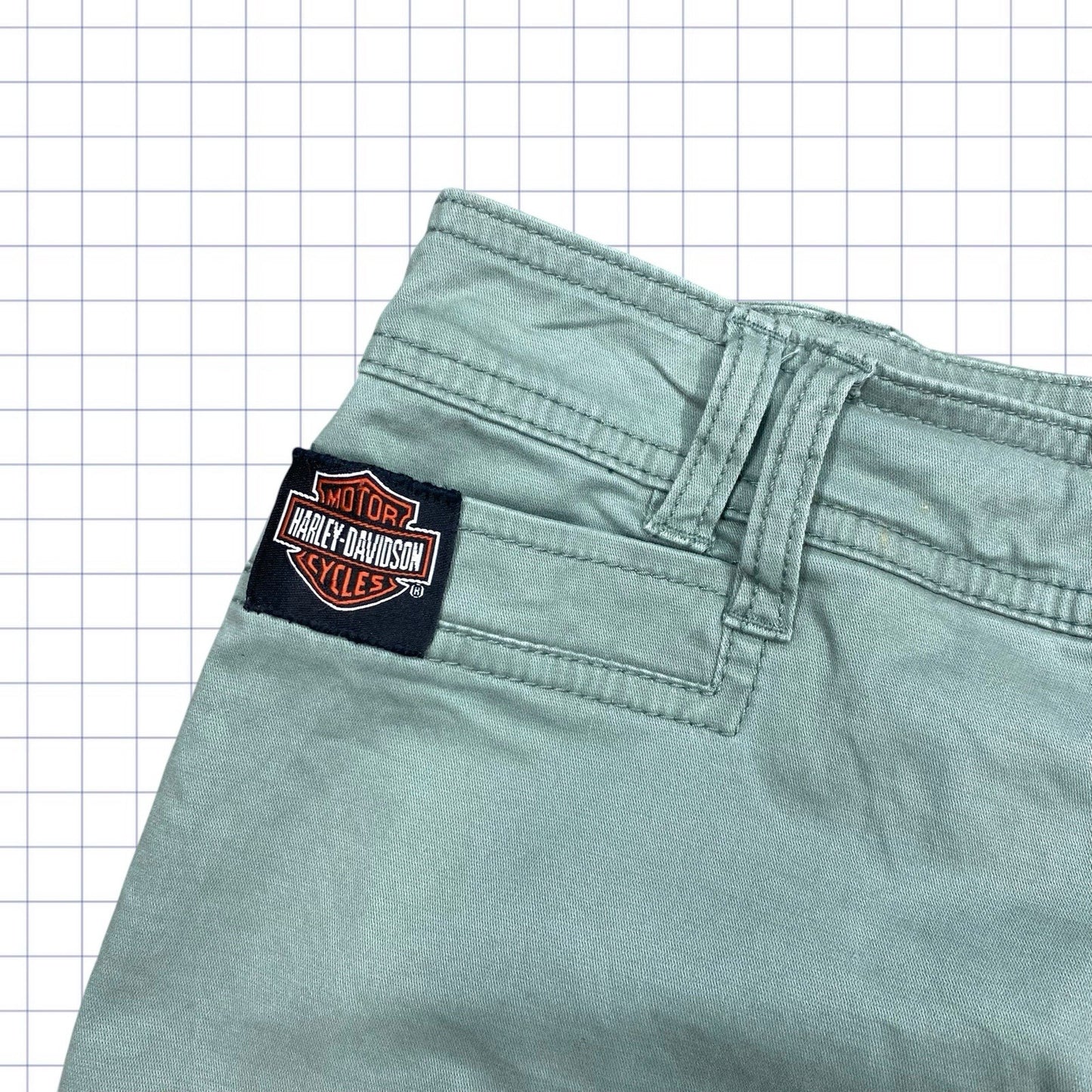 Vintage Harley Davidson Mini Skirt - 30W