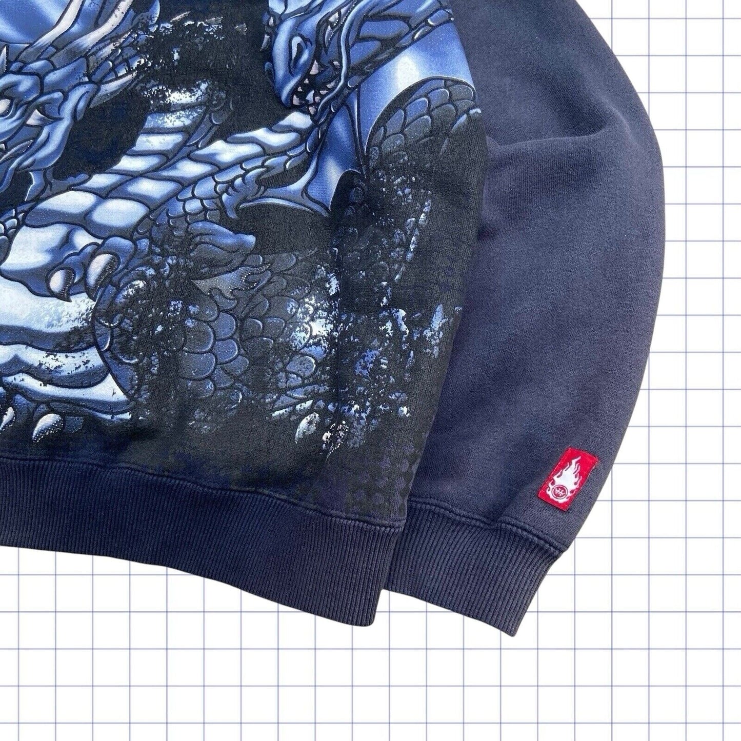 Super Rare Vintage Jnco Dragon Hoodie - S