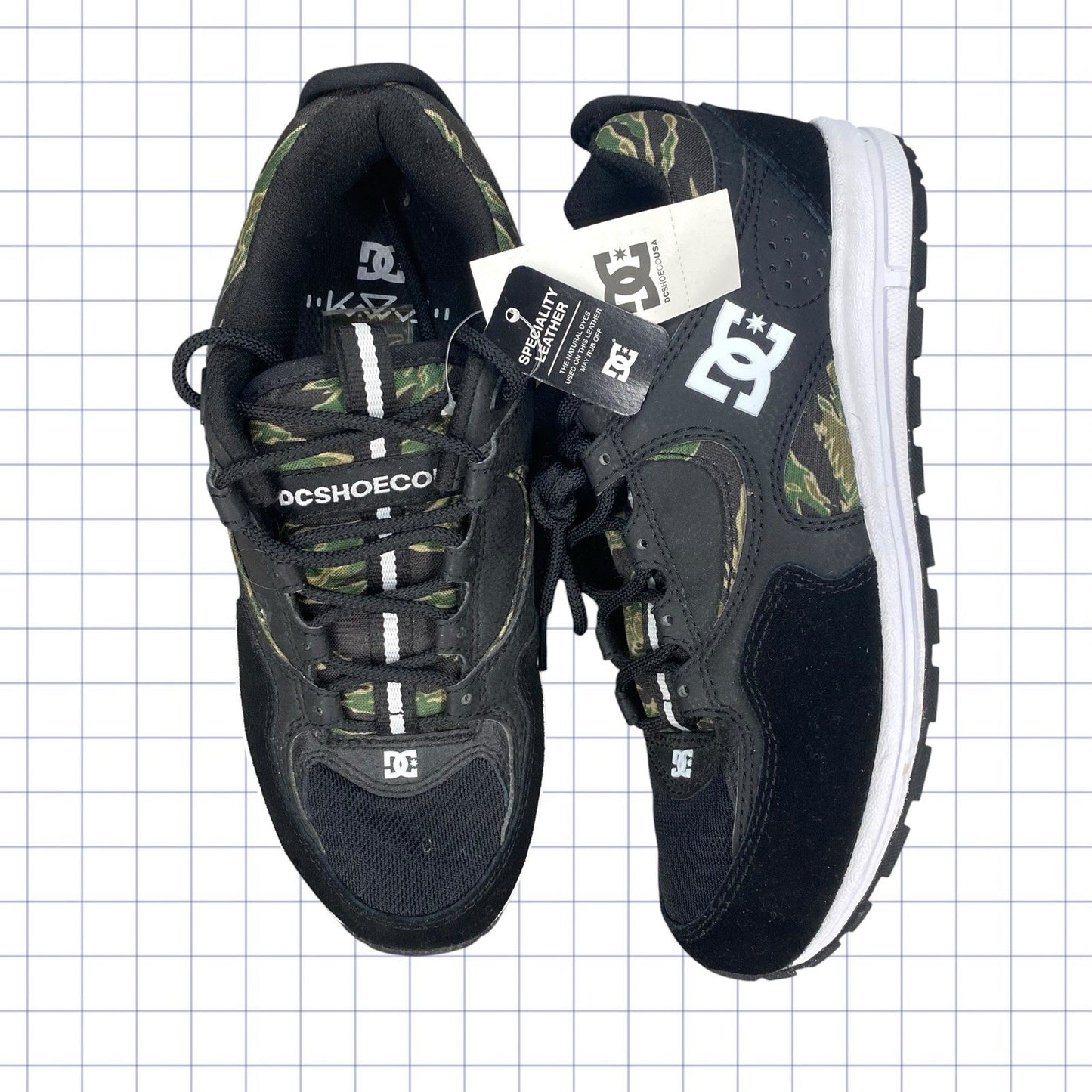 Boxed DC Y2K Camo Trainers - UK 6