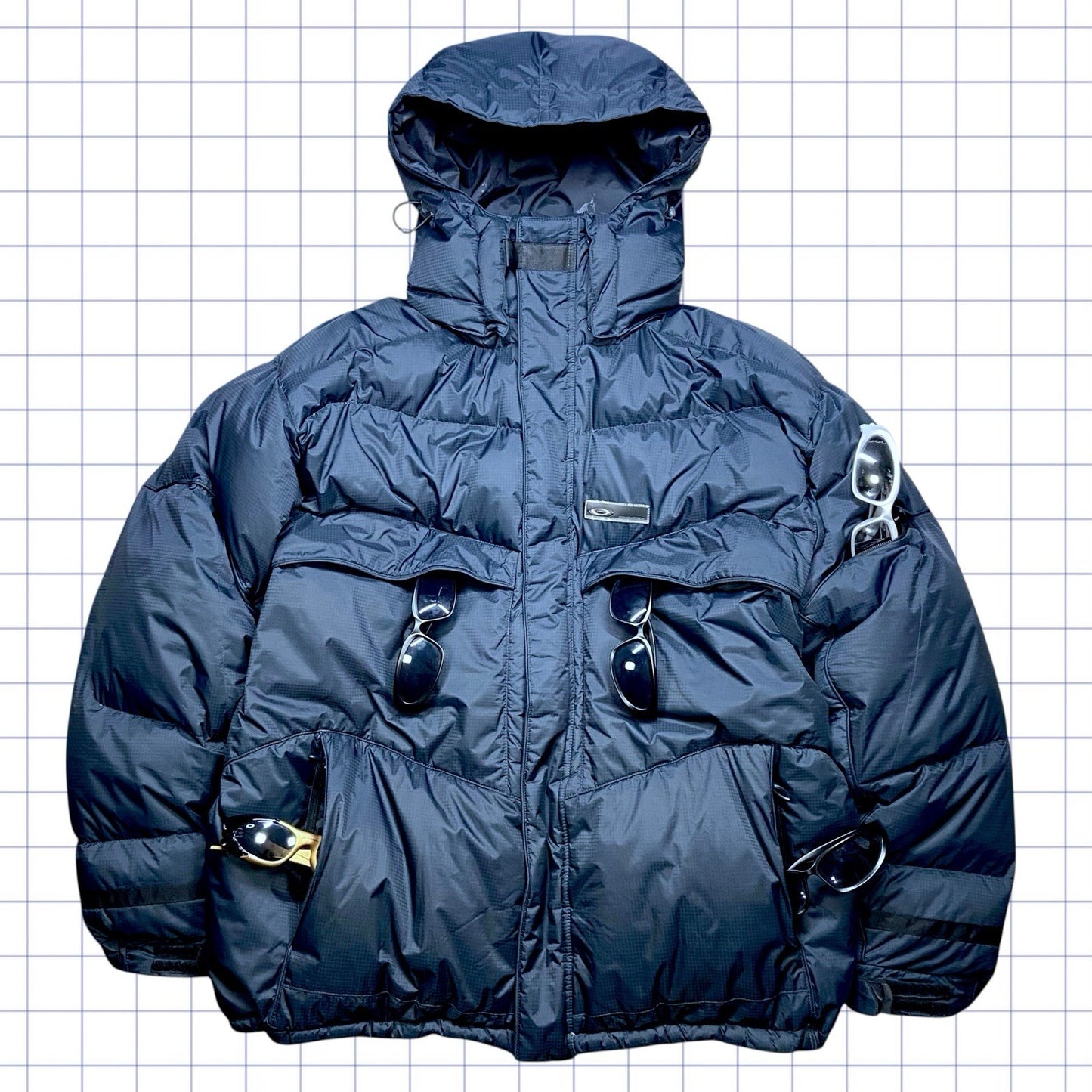 Vintage Oakley Software Down Fill Puffer Jacket - L