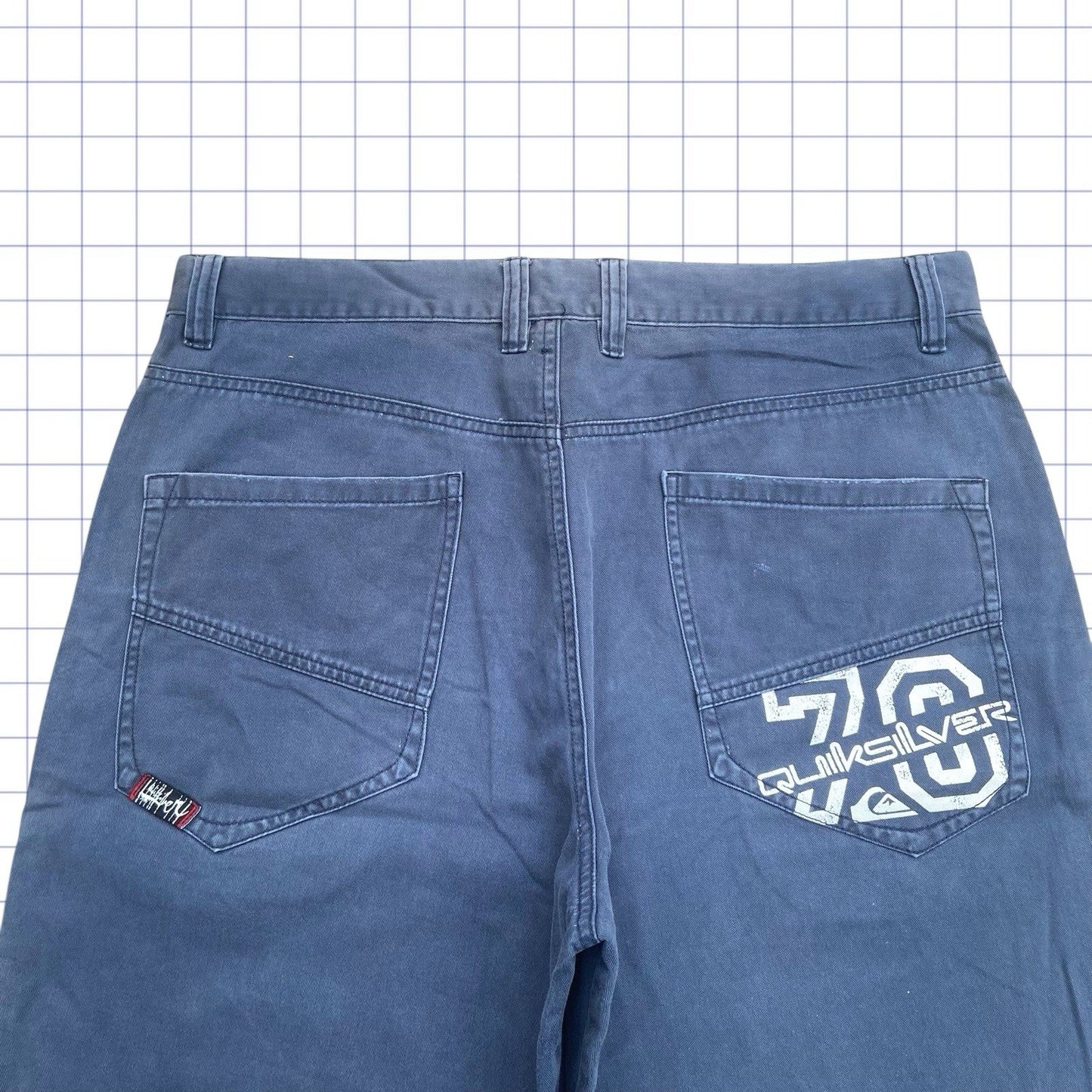 Vintage Quiksilver Spellout Jorts - 36W