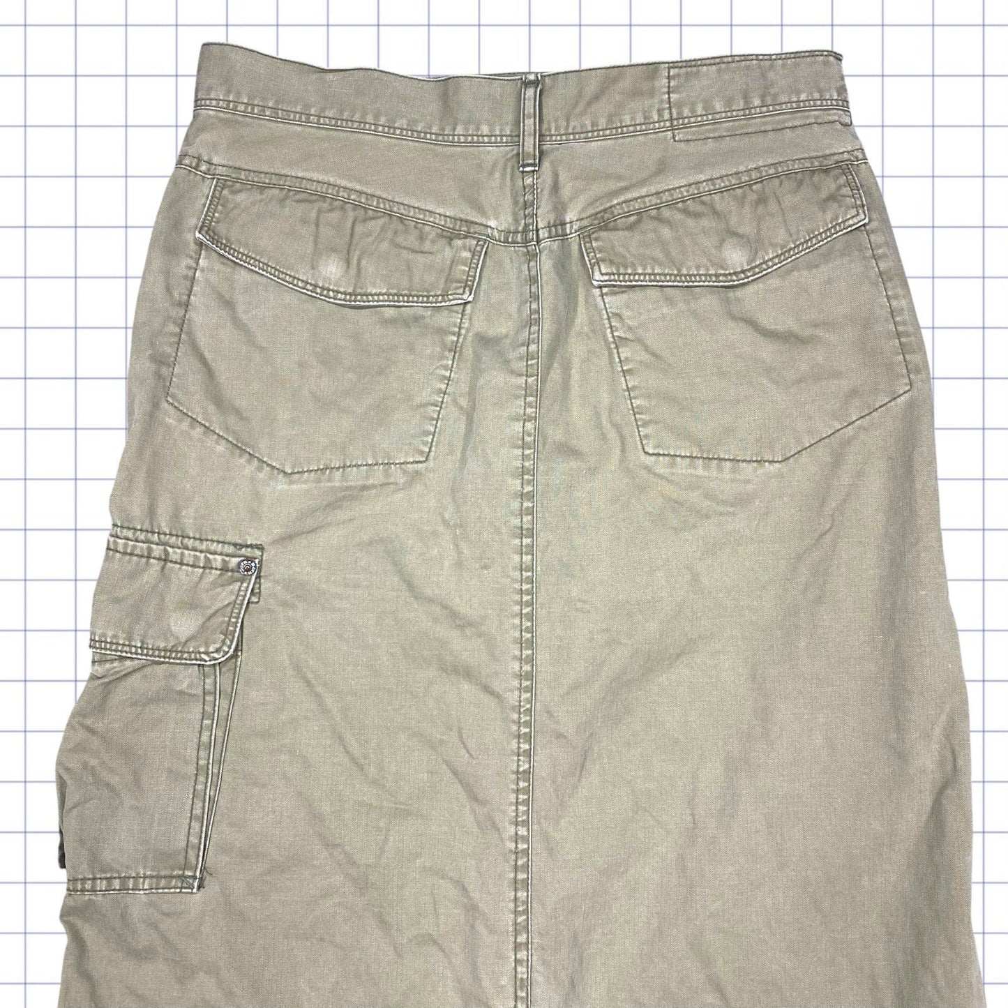 Y2K Military Style Skirt - 29W