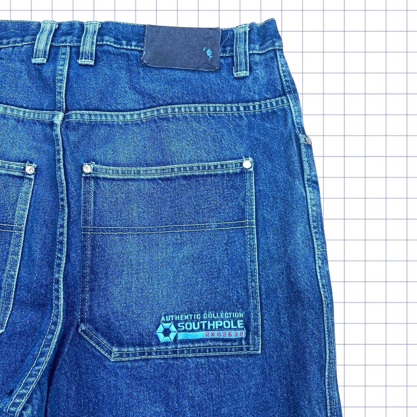 Vintage Southpole Spellout Jorts - 36W