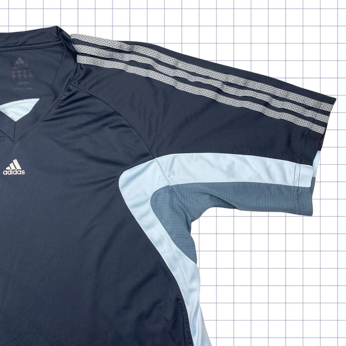 Vintage Adidas Sports Clima Cool Football Top - L