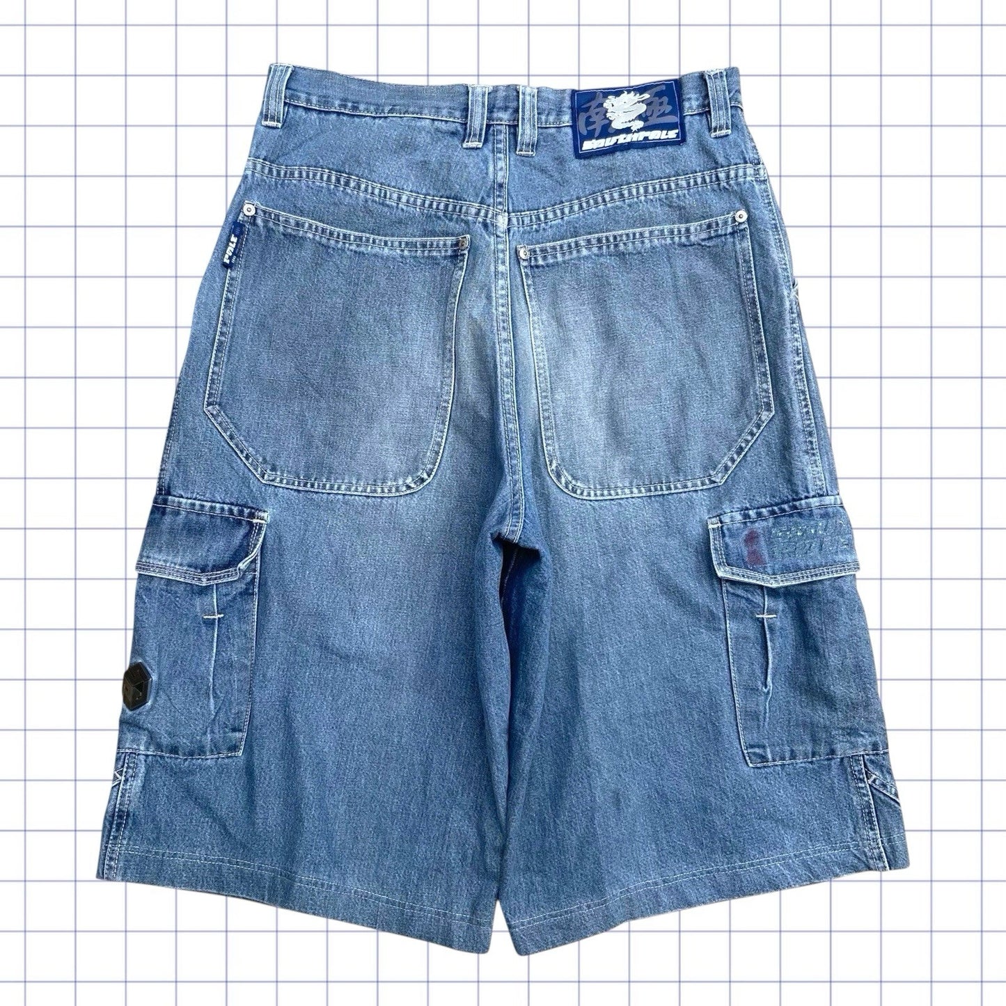 2000s South Pole Metallic Logo Jorts - 30W