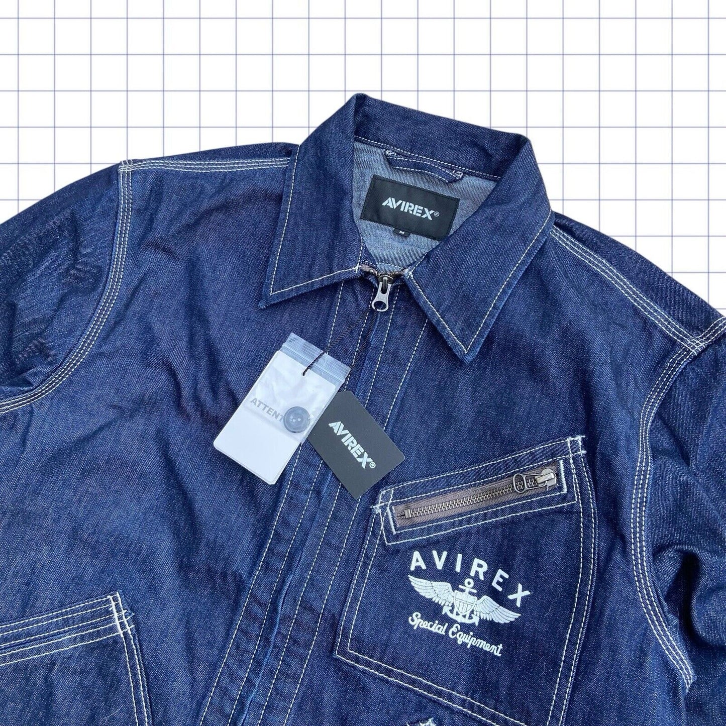 Vintage Avirex Deadstock Denim Jacket - M