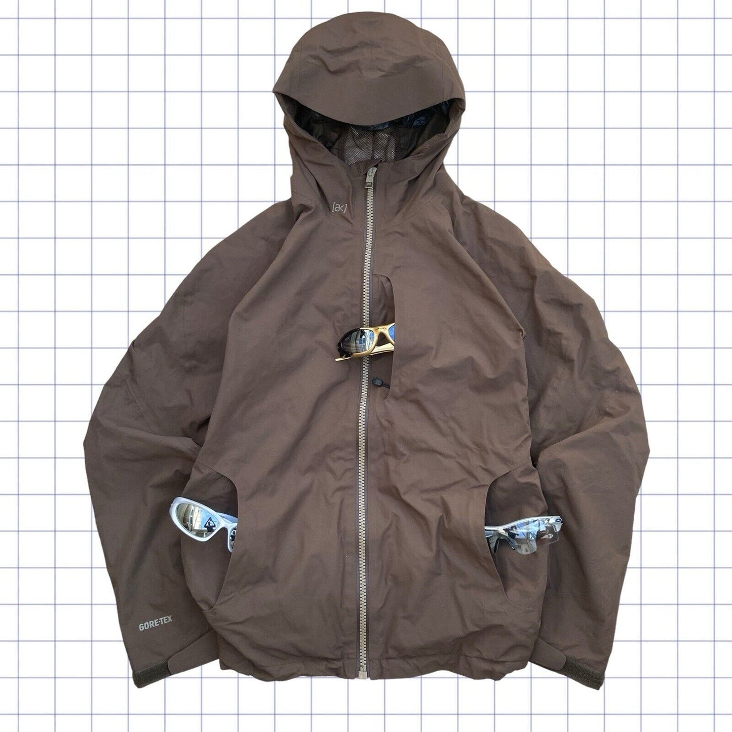 Burton AK Goretex Brown Ski Jacket - M/L