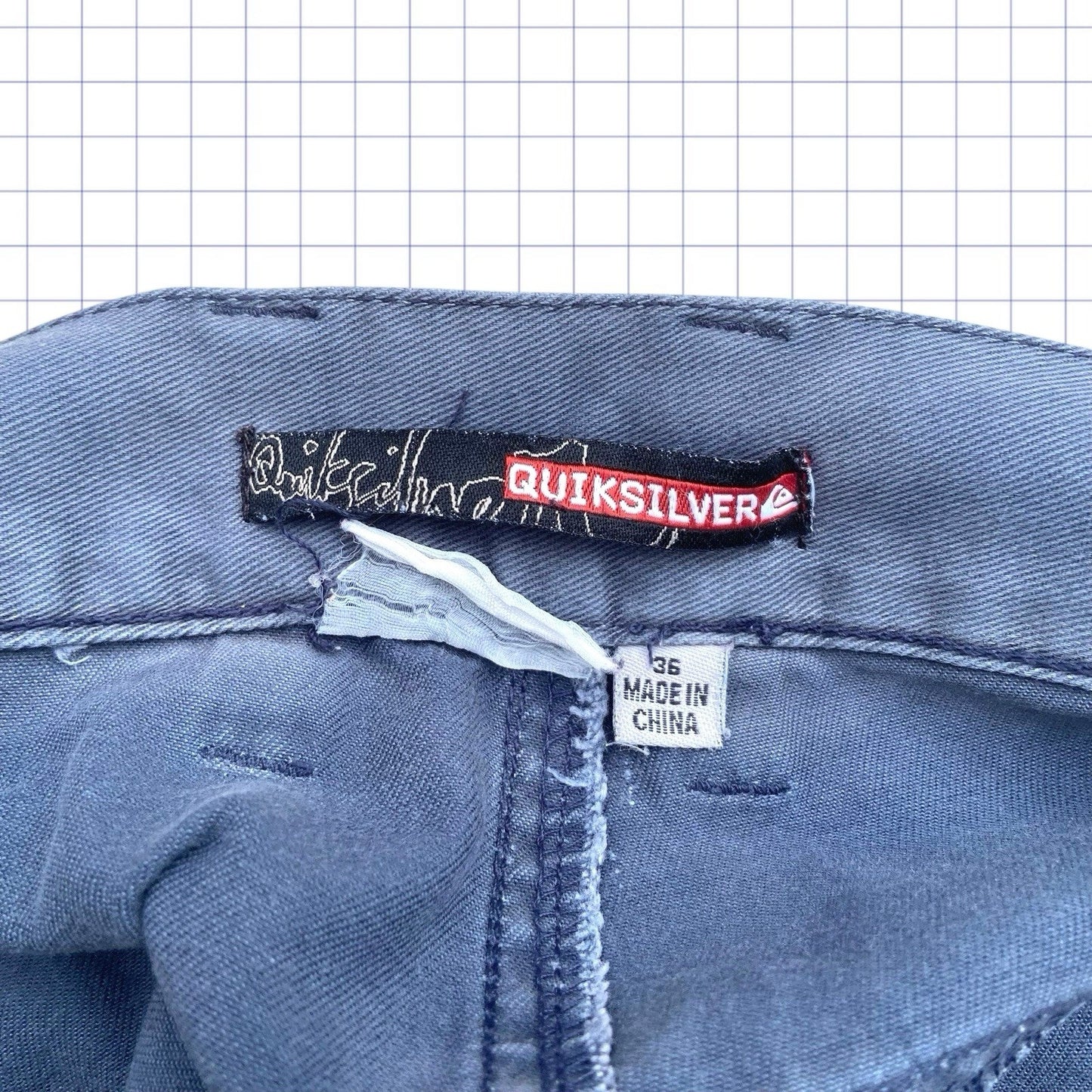 Vintage Quiksilver Spellout Jorts - 36W