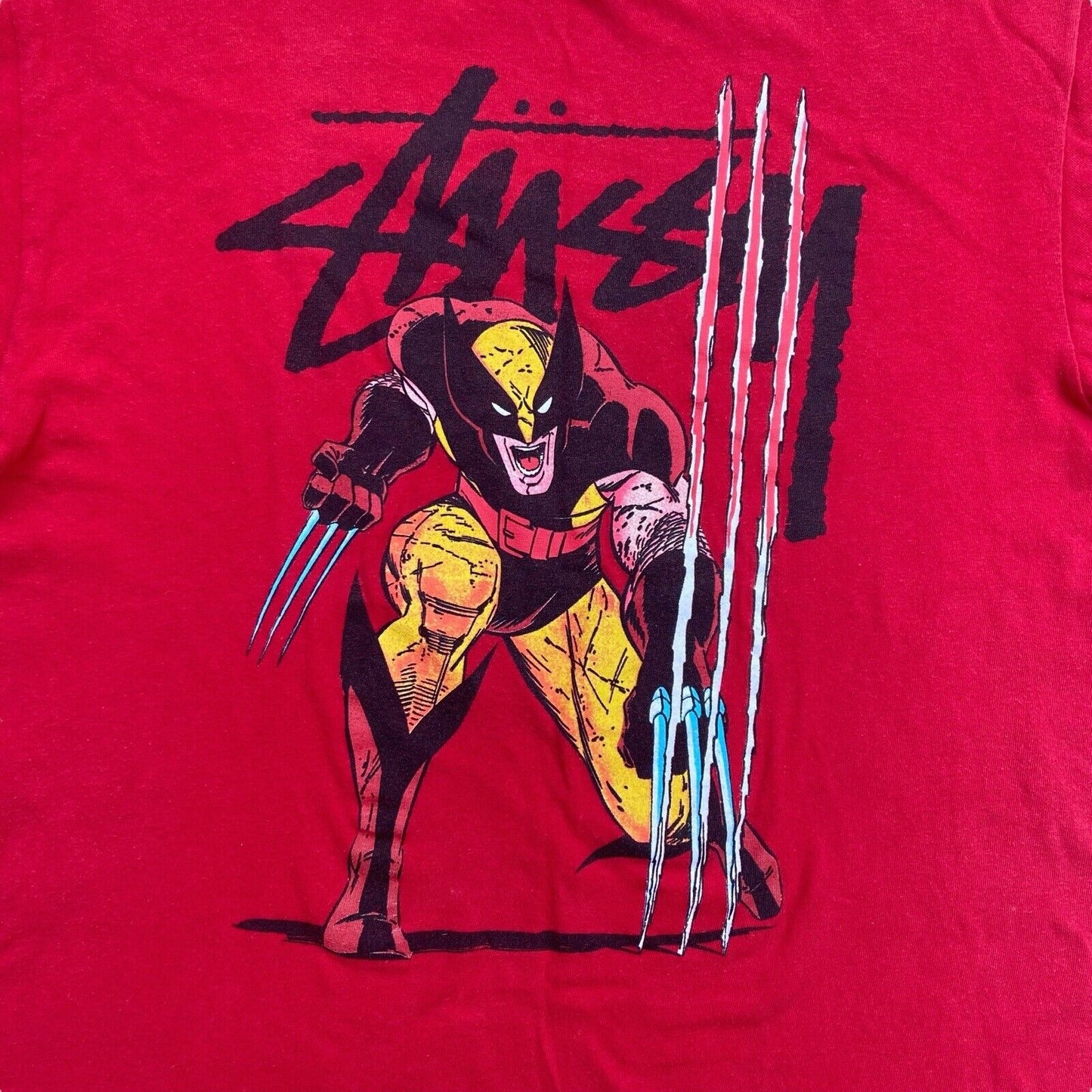 Rare Stussy x Marvel Wolverine Graphic Tshirt - M