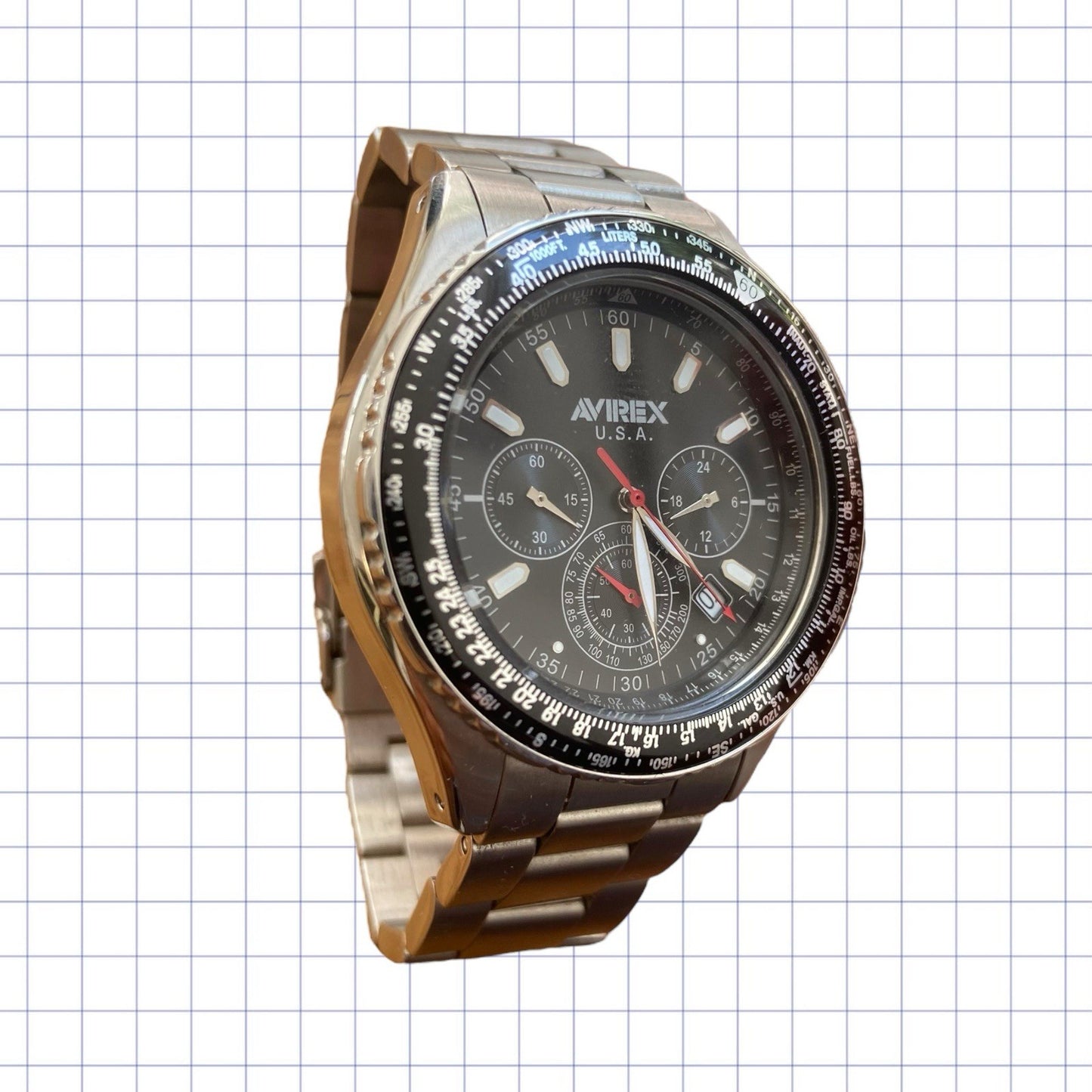 Vintage Avirex Chronograph Watch
