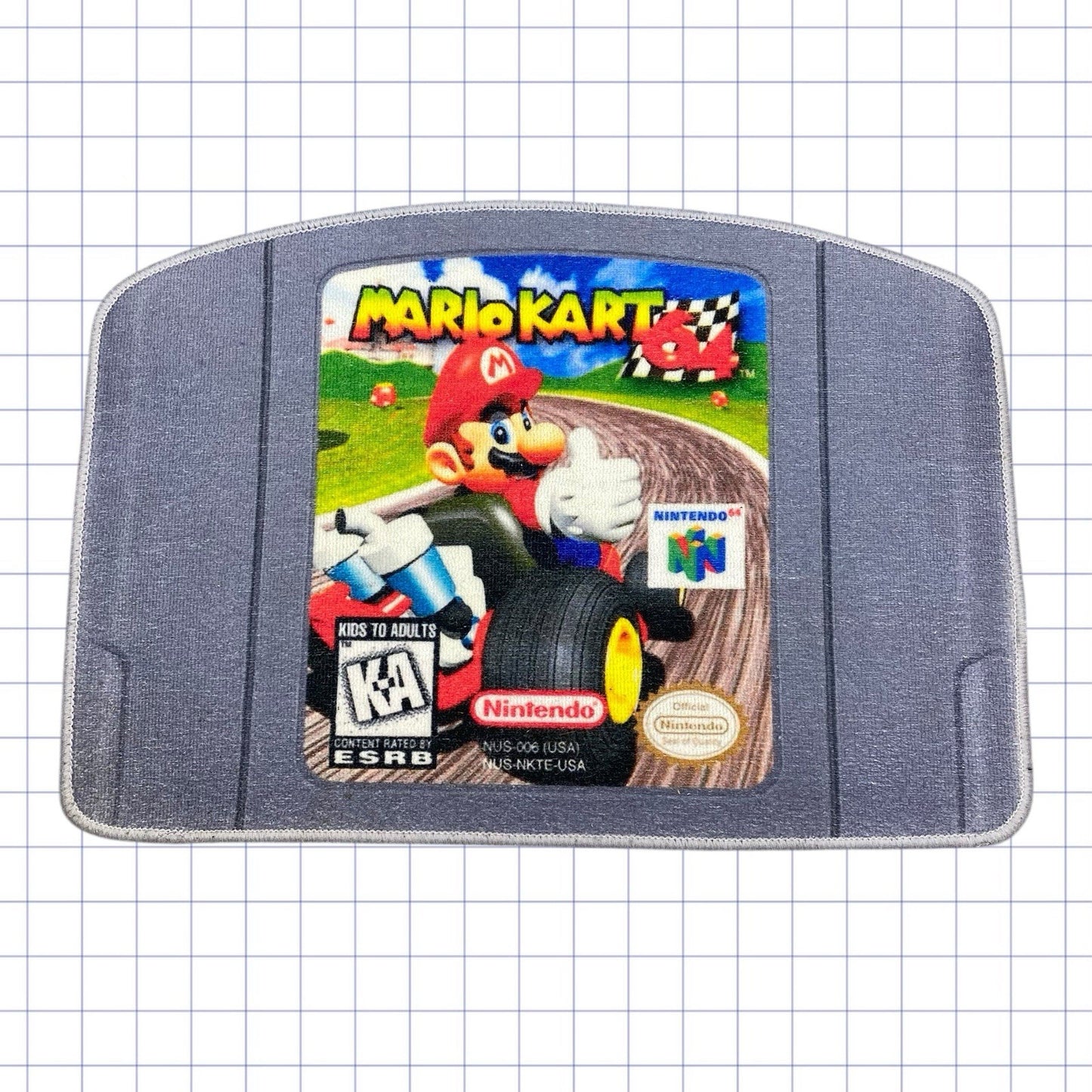 Mario Kart Cartridge Rug