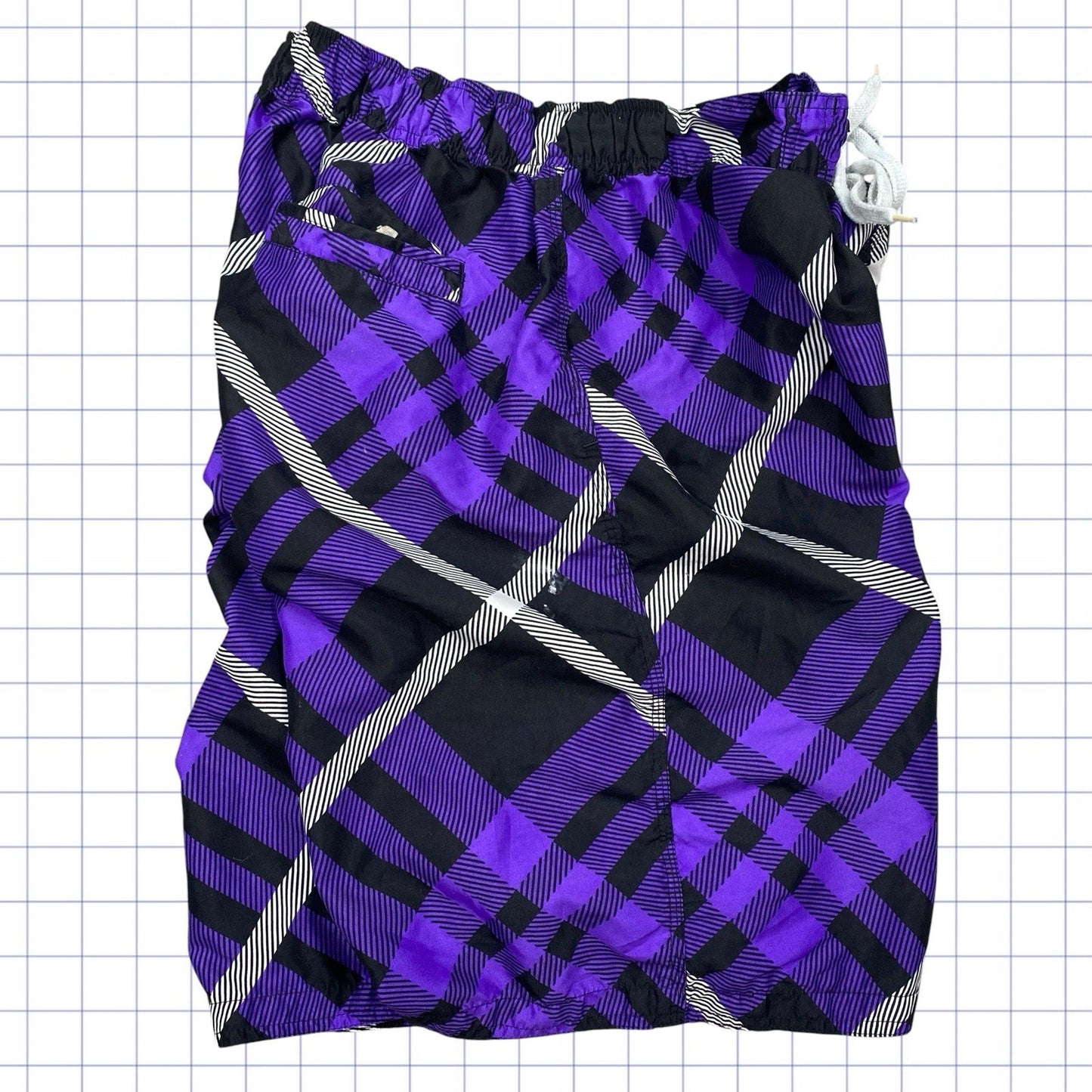 Ripcurl Style Gridded Board Shorts - 30-34W