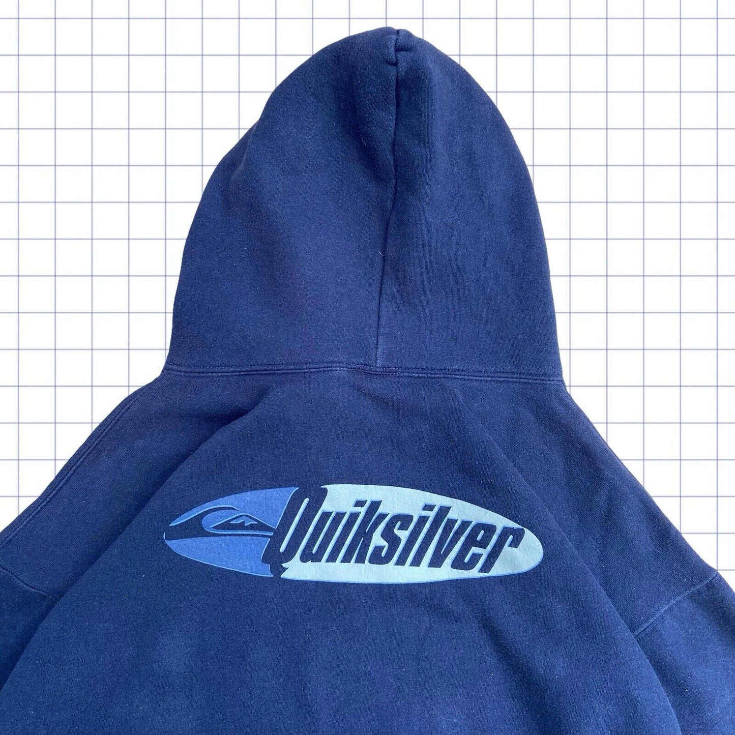 Y2K Quiksilver Spellout Hoodie - M