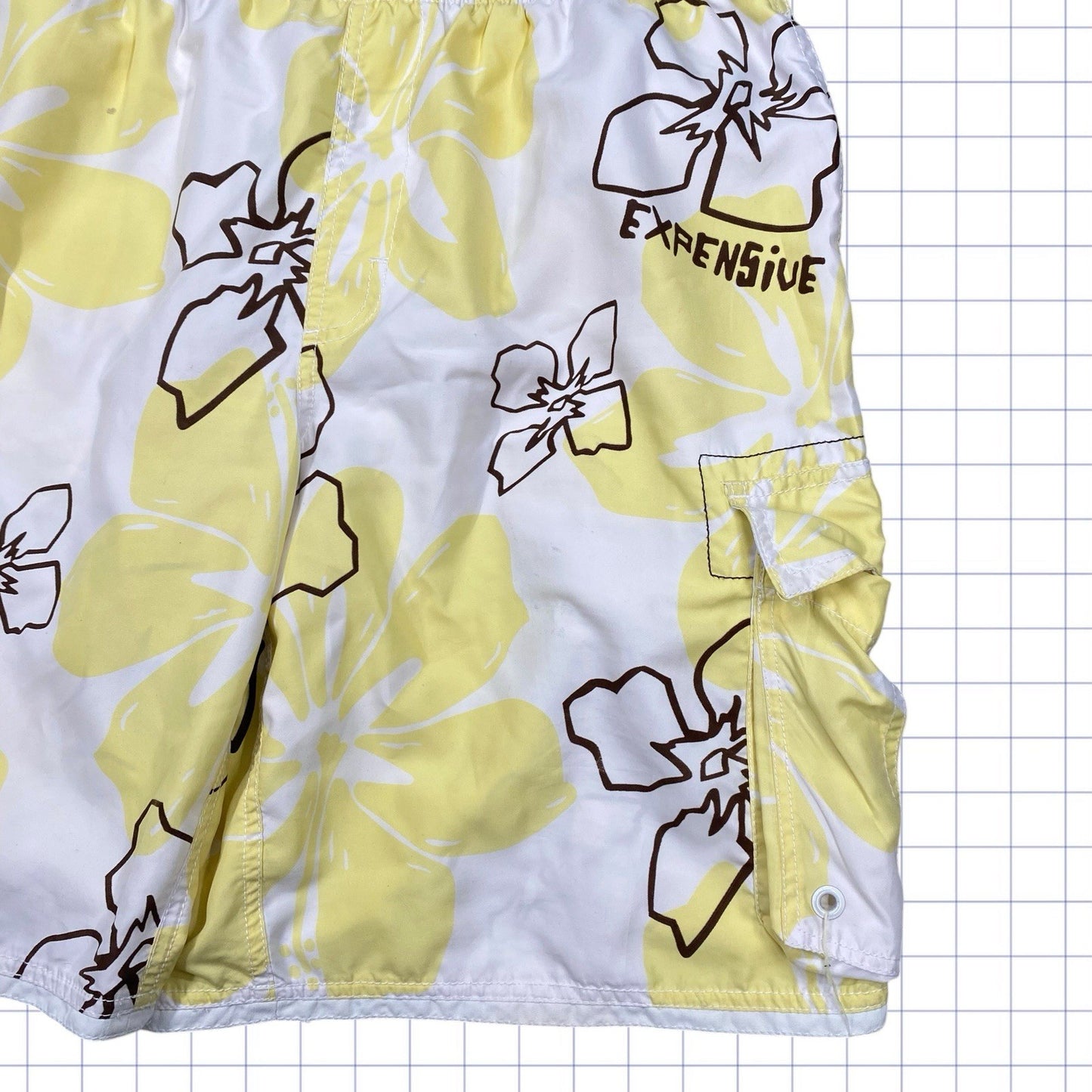 Y2K Flower Board Shorts - M