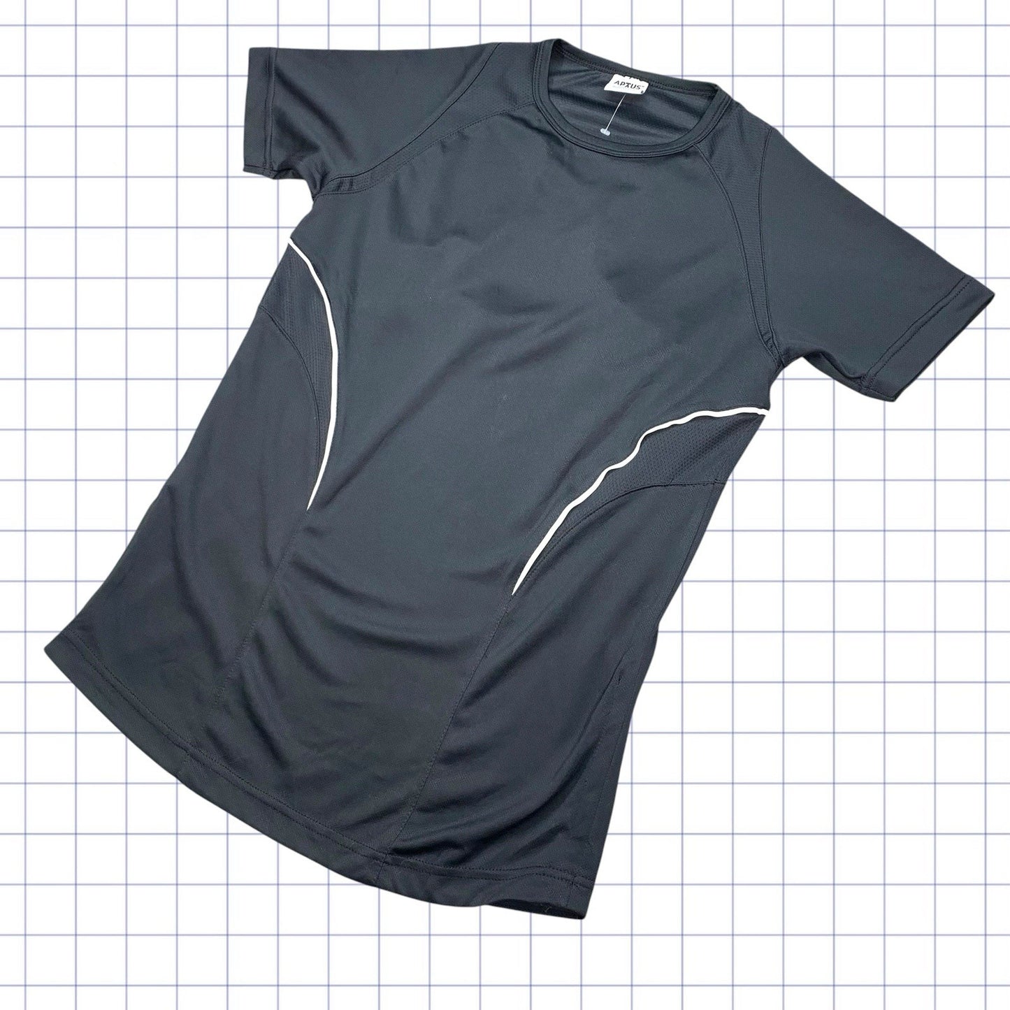 Y2K Style Panelled T-Shirt - S/M