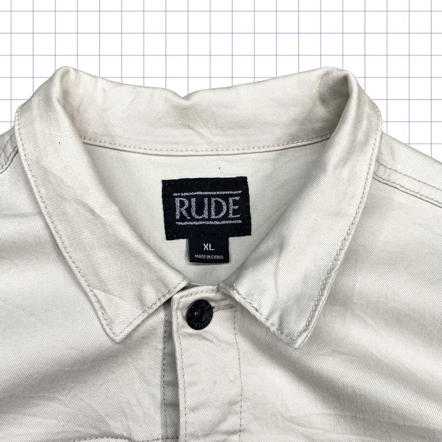 Vintage Rude Motorcycle Jacket - L